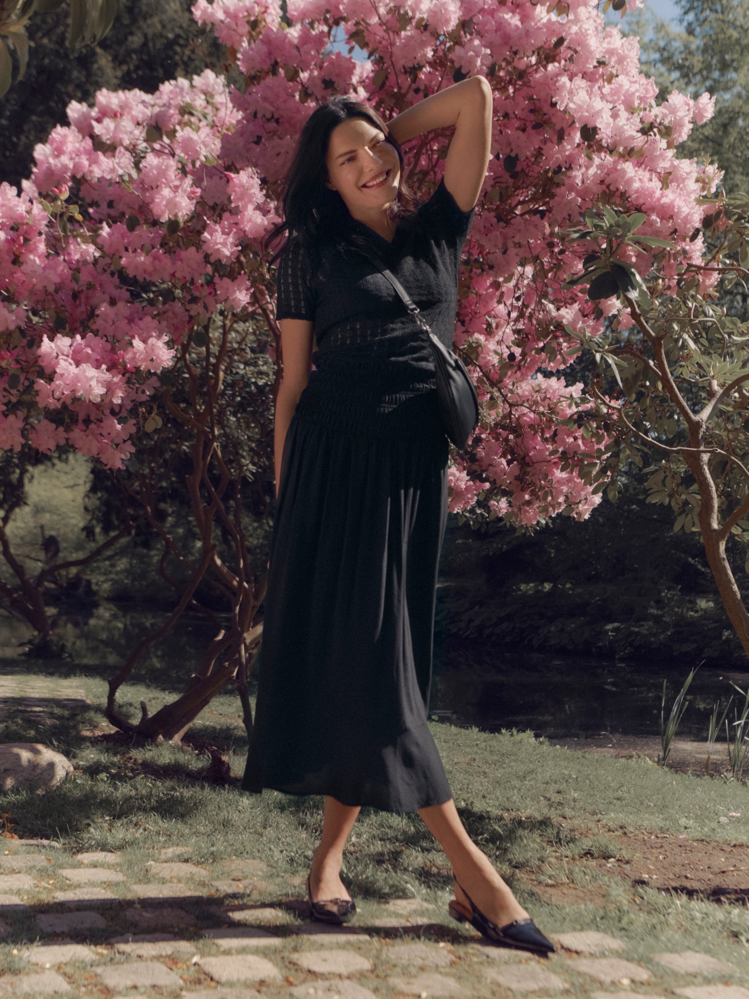 RWSamira Silk SS Polo Pullover PULLOVER Rosemunde Woman