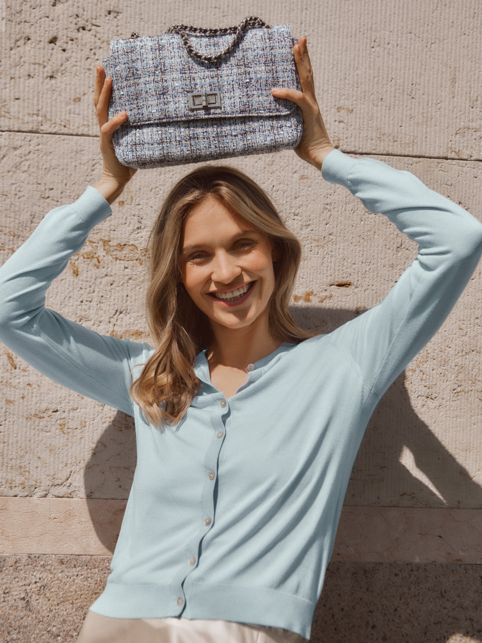 RBAmy Boucle Small Chain Shoulder Bag