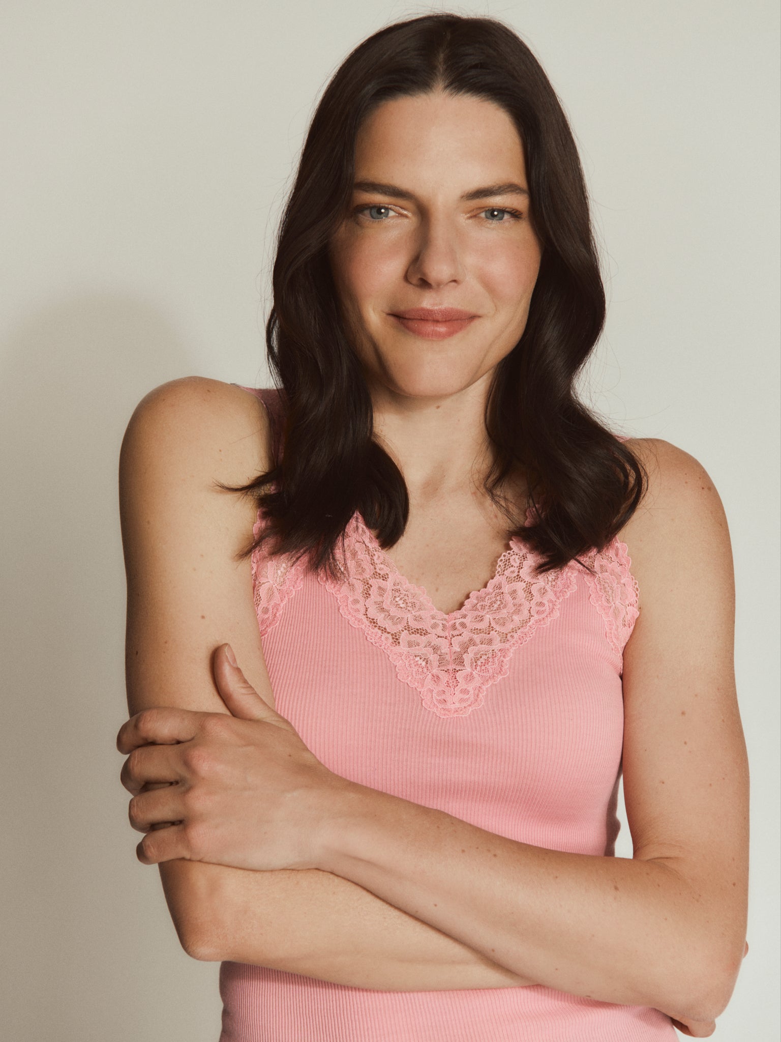 RWBernadine Organic Cotton SL Lace Top Top Rosemunde Woman