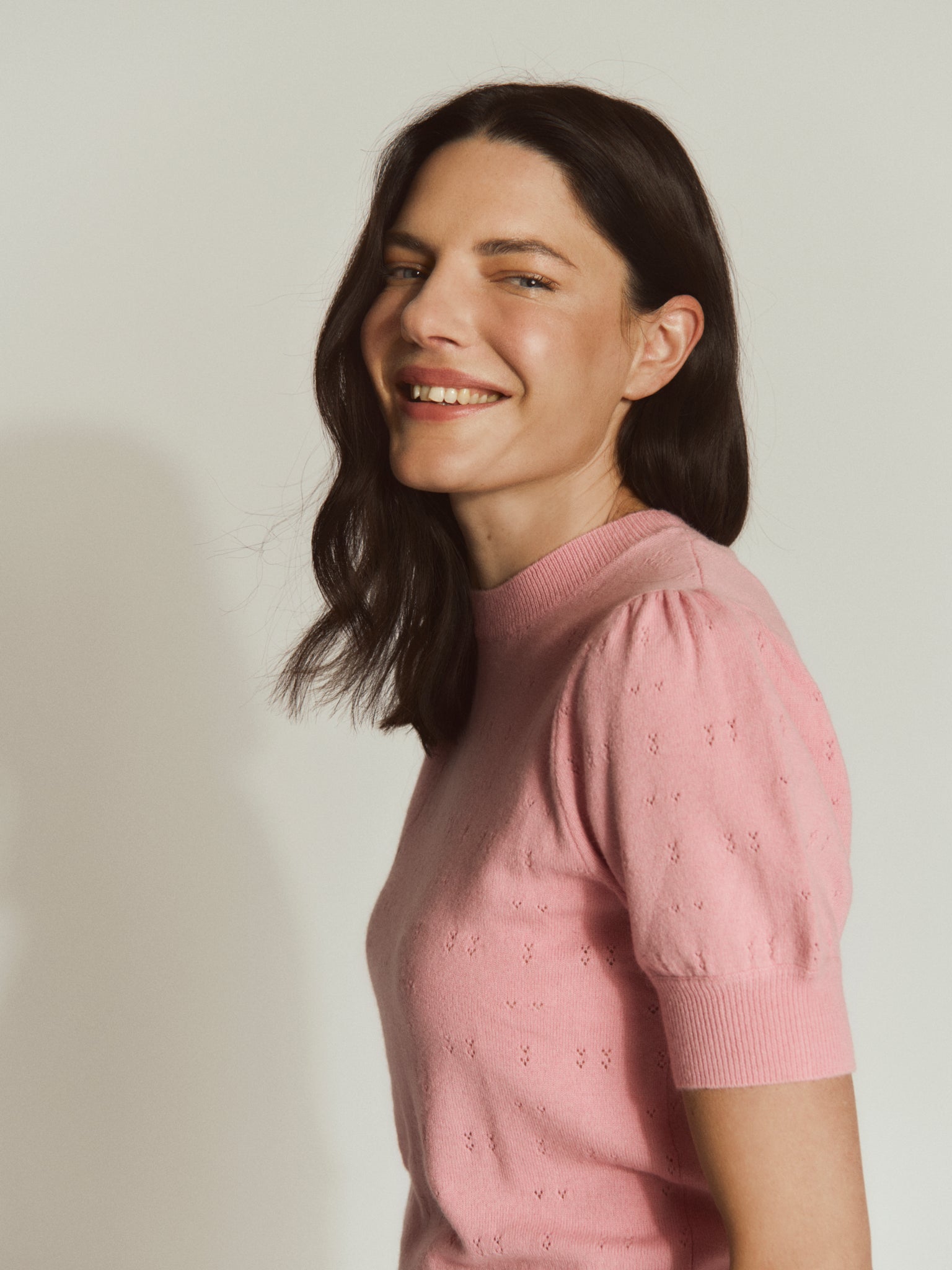 RWLaica Cashmere SS Pointelle Pullover PULLOVER Rosemunde Woman