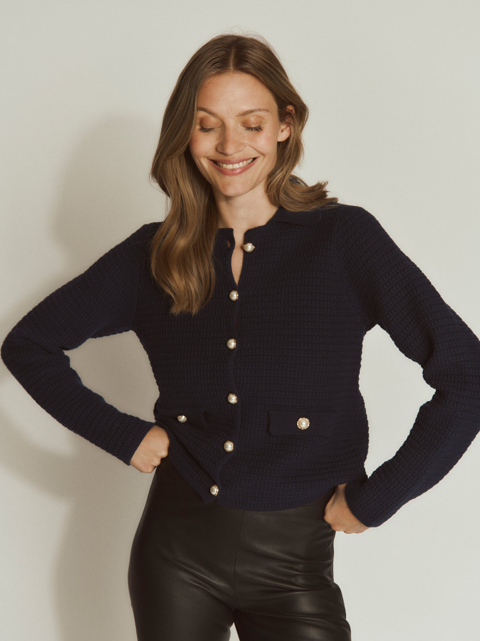 RWEmilie LS Knit Jacket JACKET Rosemunde Woman