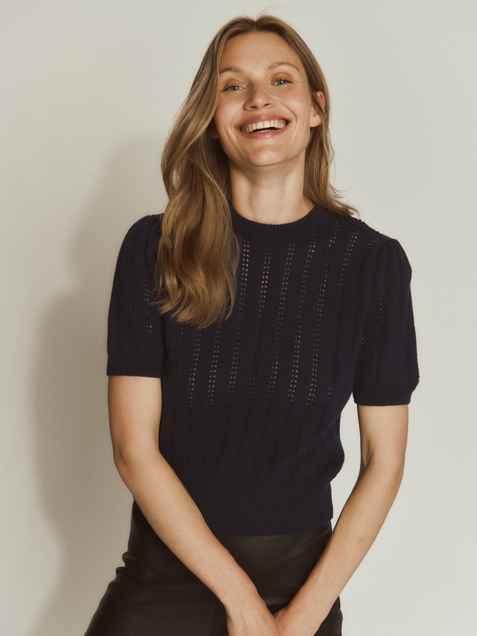 RWEmilie SS O-neck Pullover PULLOVER Rosemunde Woman