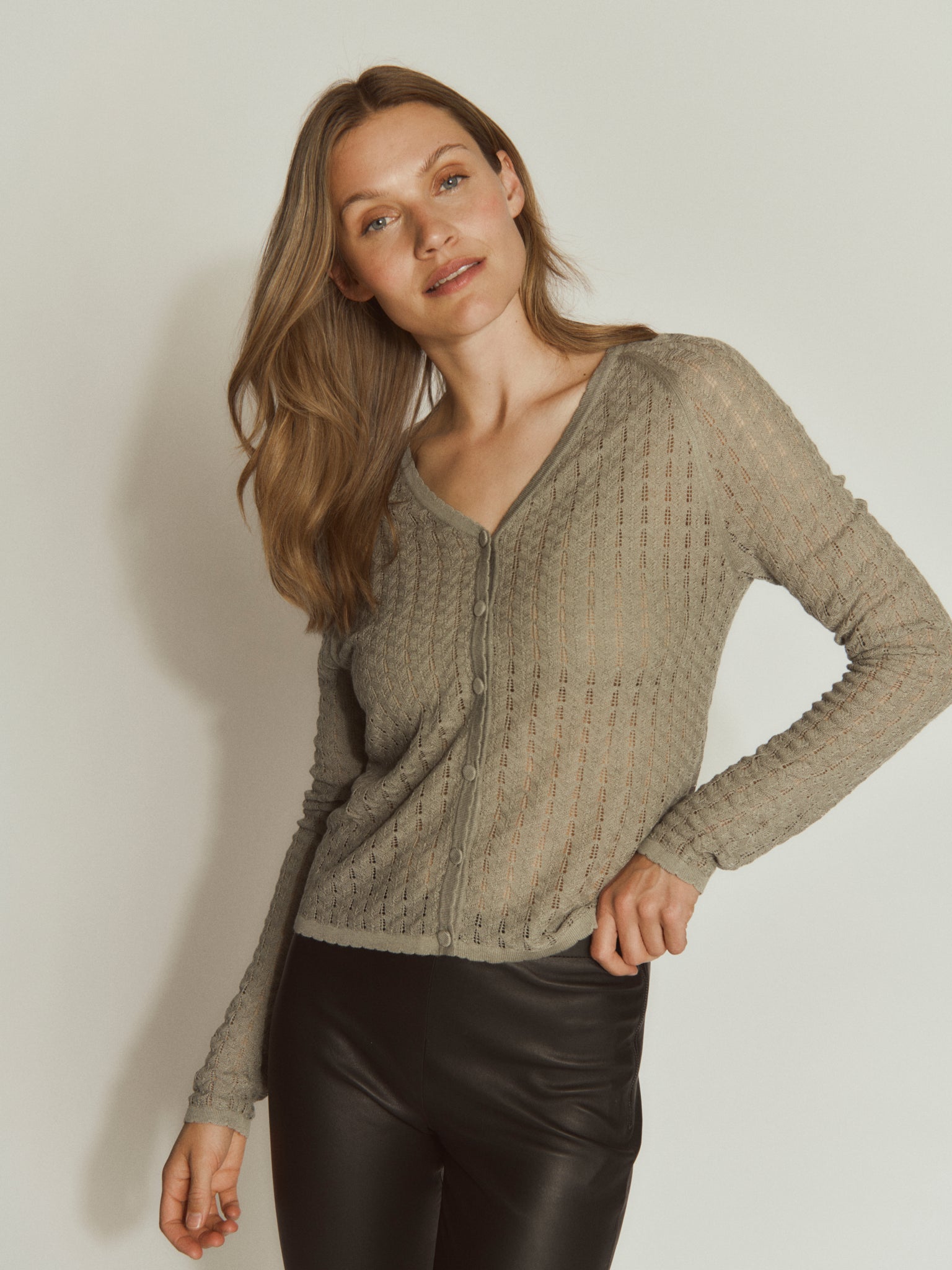 RWSamira Silk LS Cardigan CARDIGAN Jiaxing Qianyun USD