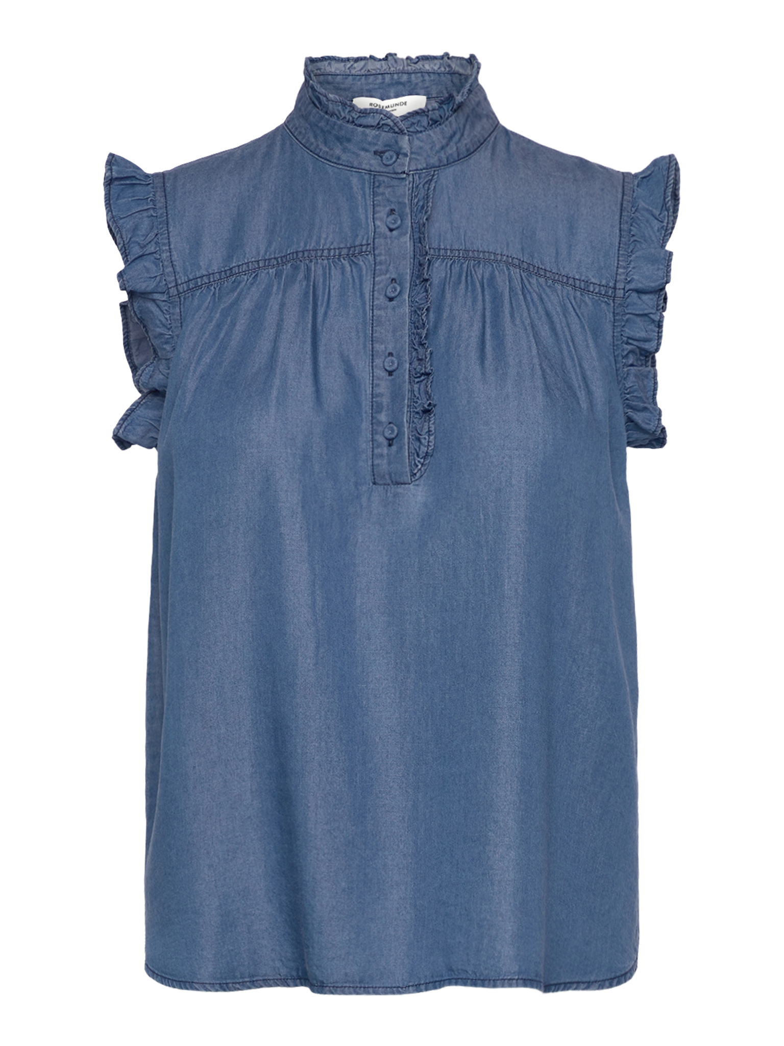 RWDallas SL Top TOP Rosemunde Woman 34 medium denim blue