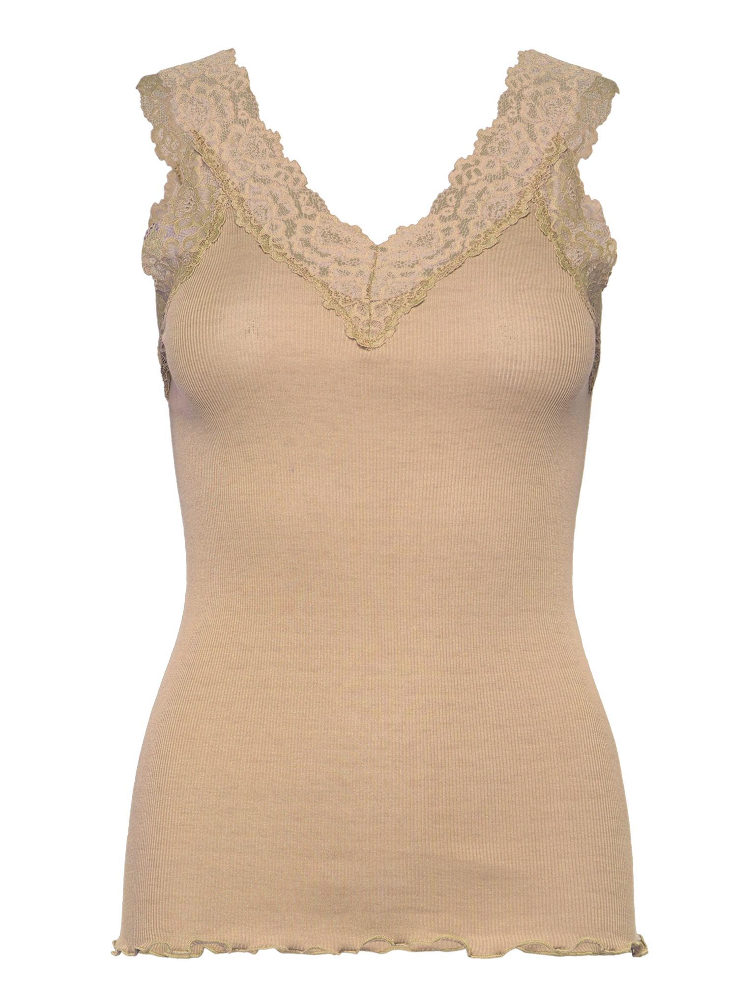 RWBernadine Organic Cotton SL Lace To TOP Rosemunde Woman XS safari