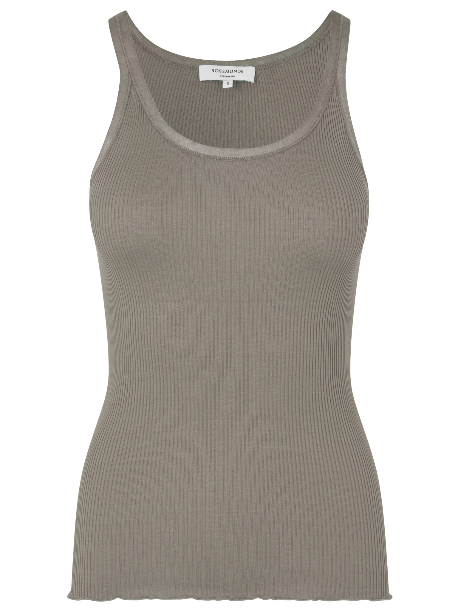 RWBelle Silk U-neck Strap Elastic Top TOP Rosemunde Woman L dried sage