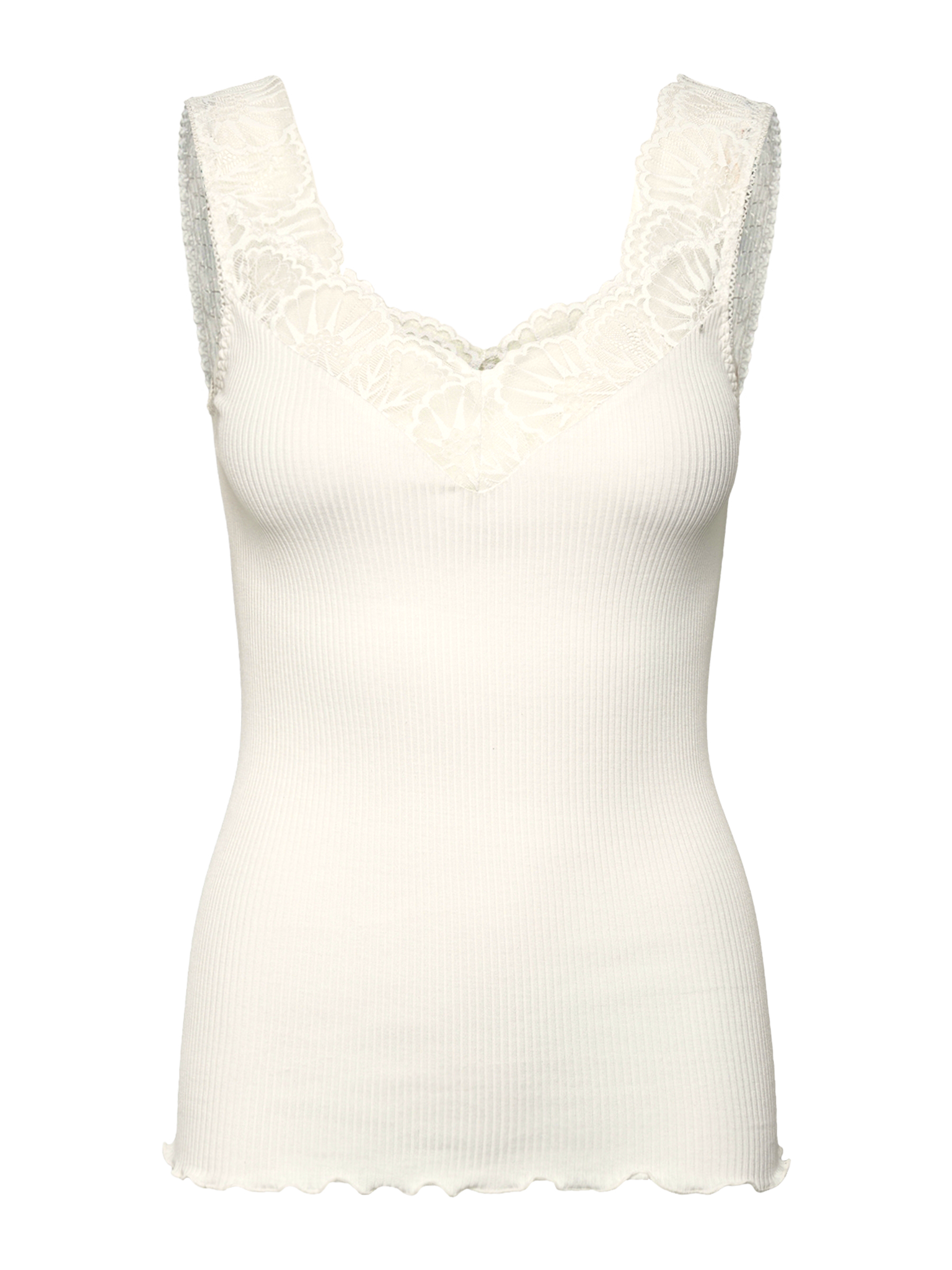 RWBeatha Silk SL Lace Top Top Rosemunde Woman XS ivory