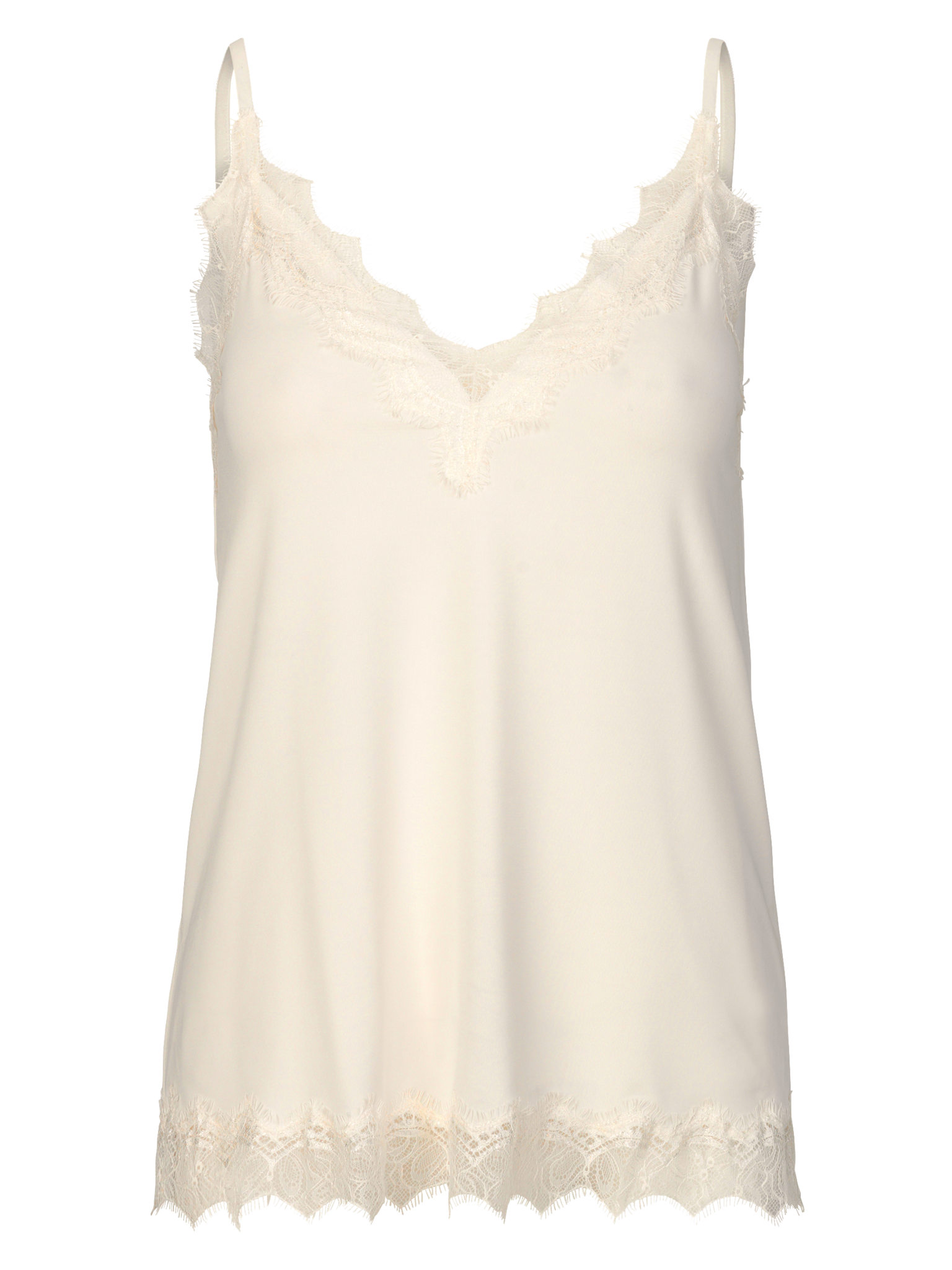 RWBillie SL Lace Strap Top TOP Rosemunde Woman 34 ivory