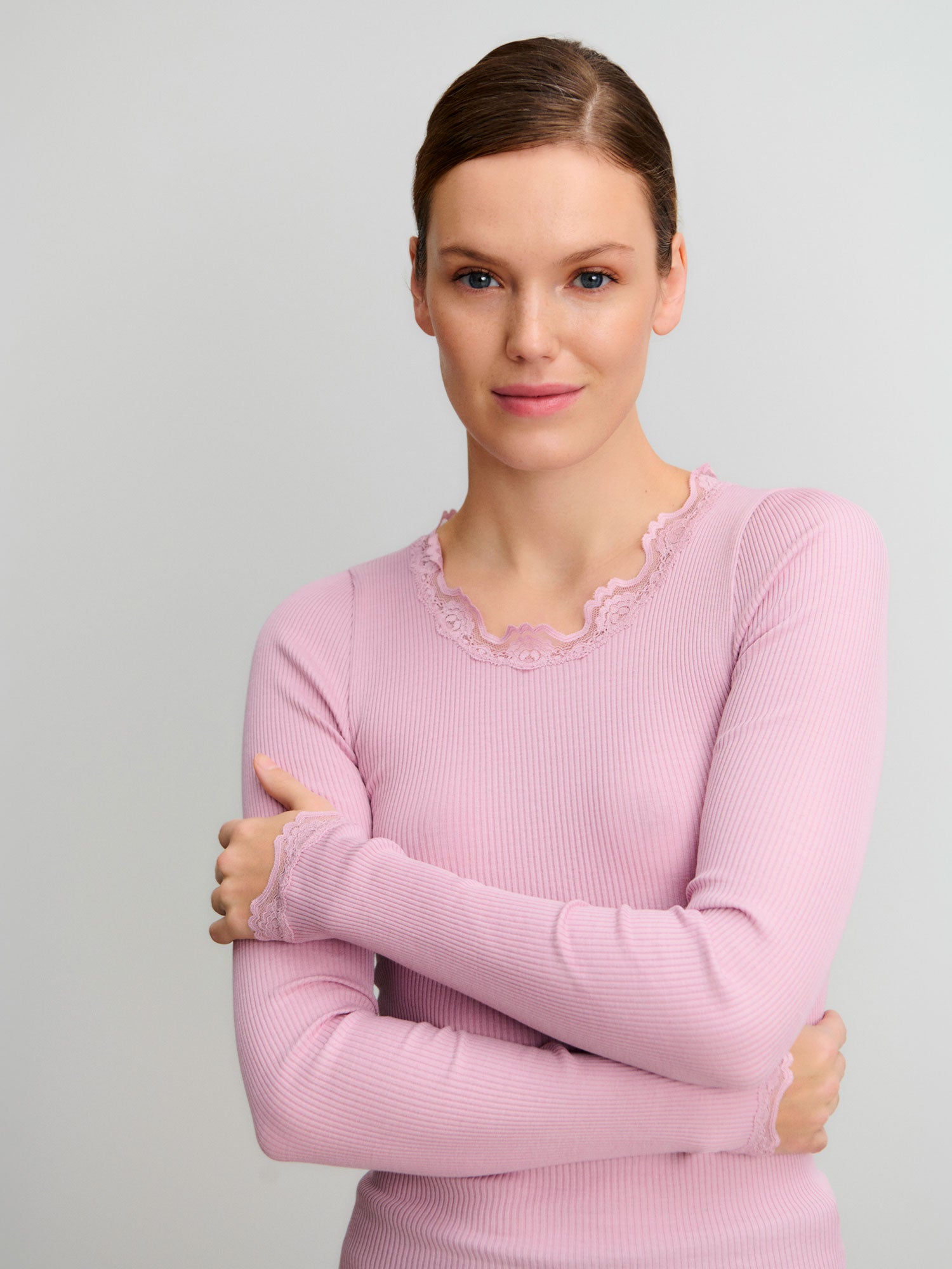 RWBabette Silk LS Lace T-shirt T-shirt Rosemunde Woman