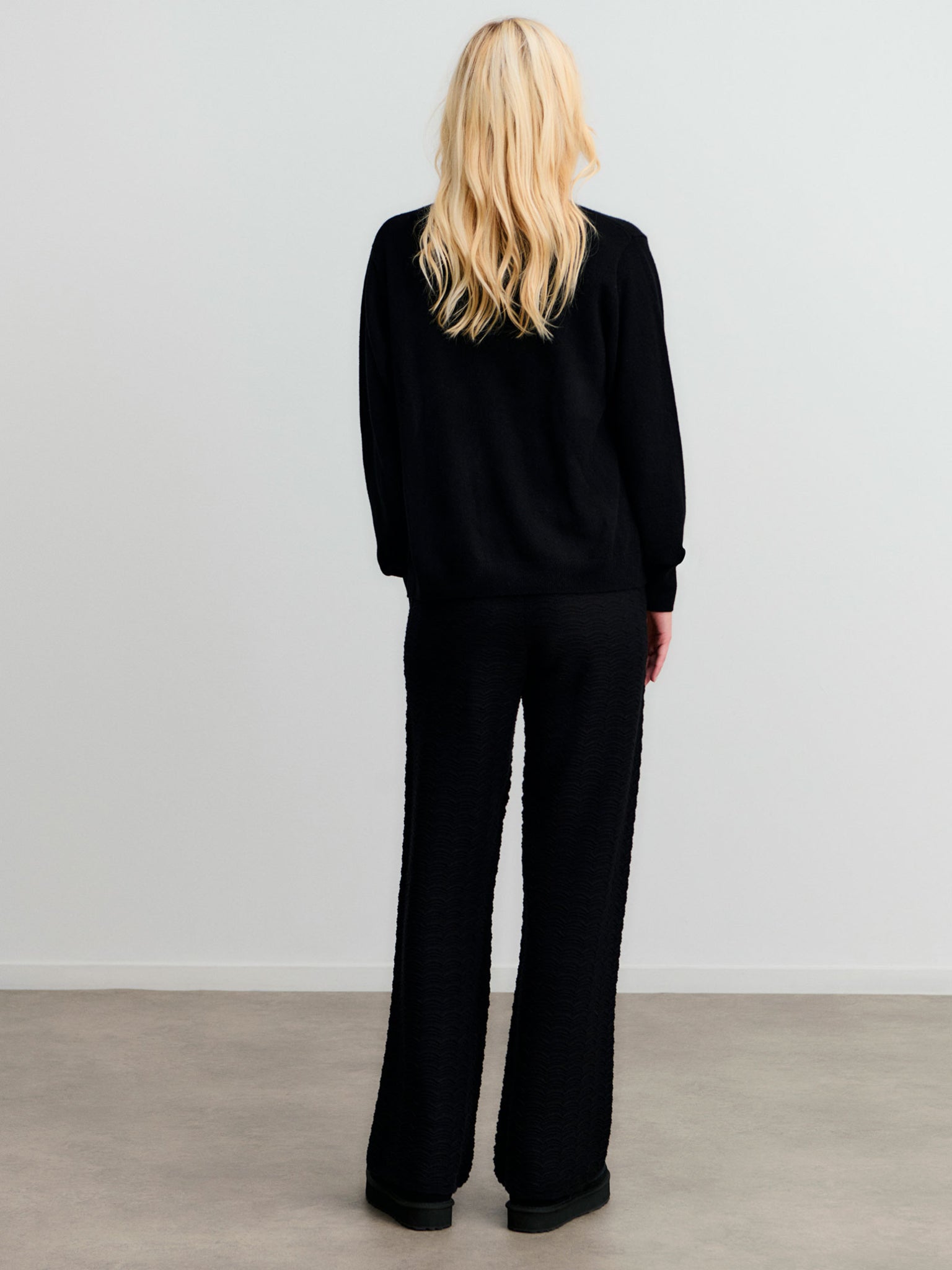 RWCoco Cashmere LS V-neck Cardigan CARDIGAN Rosemunde Woman