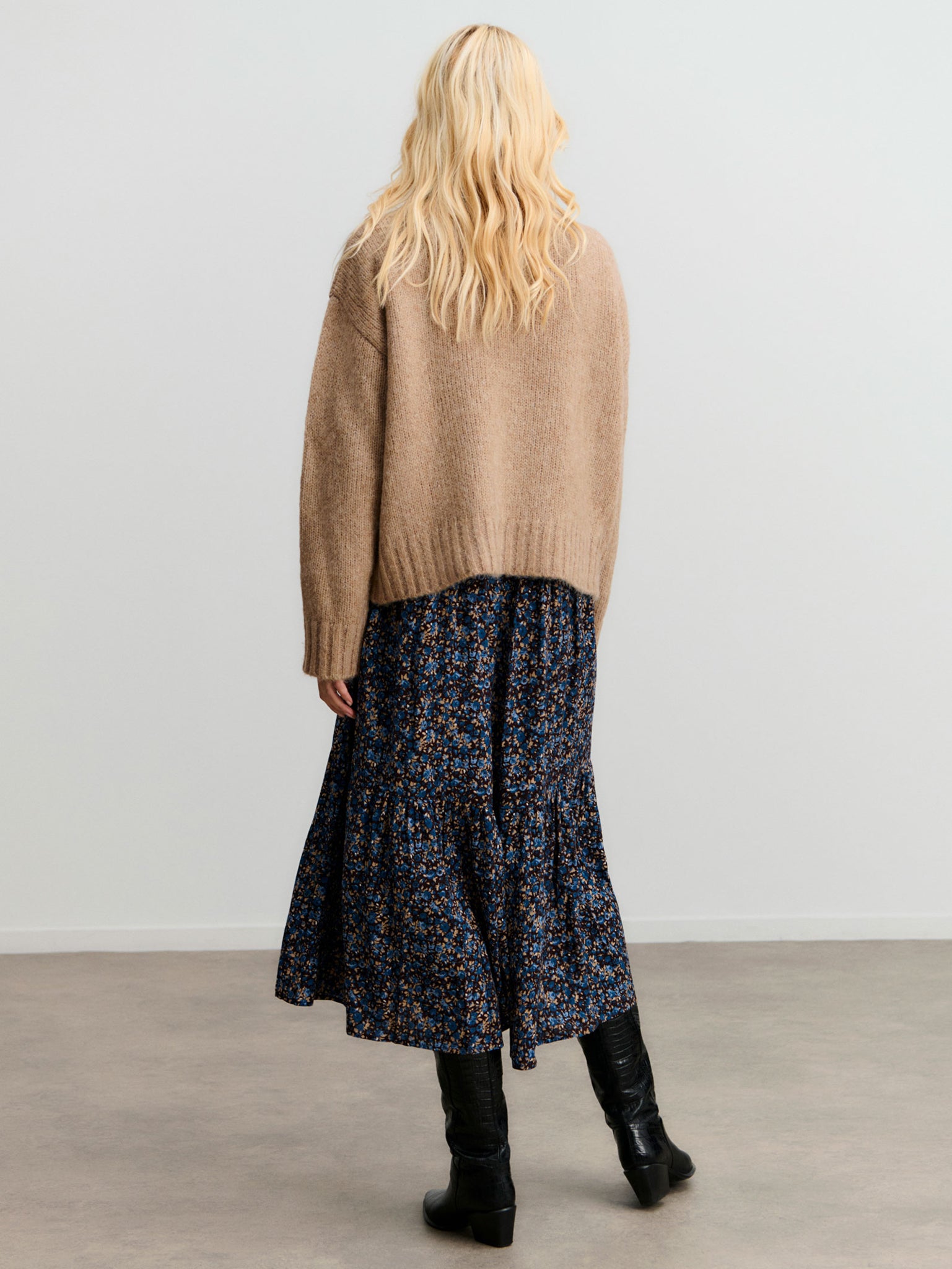 RWTulip Wool Blend LS Turtleneck Plain Pullover PULLOVER Rosemunde Woman