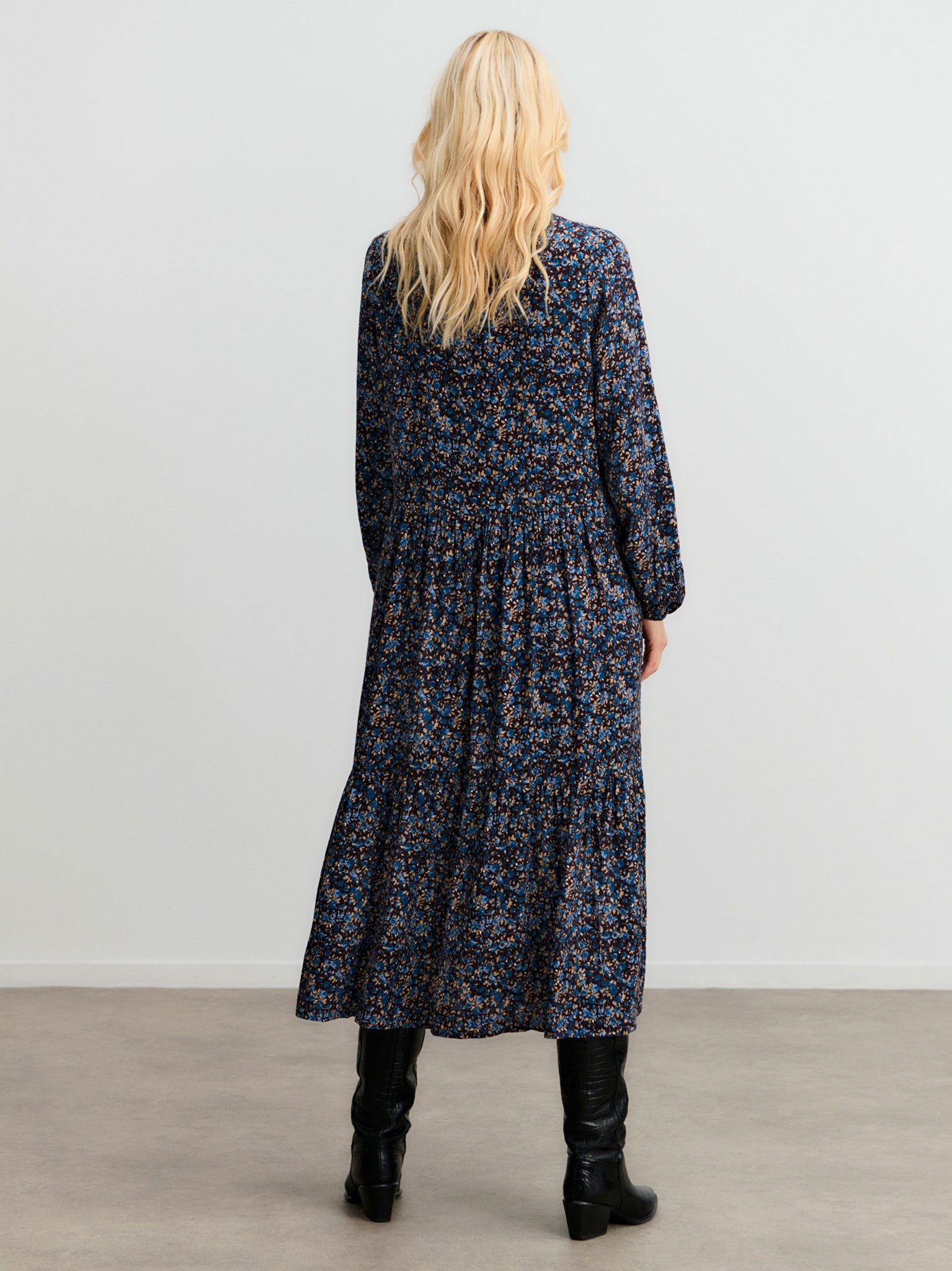 RWElif LS Long Volume Dress DRESS Rosemunde Woman