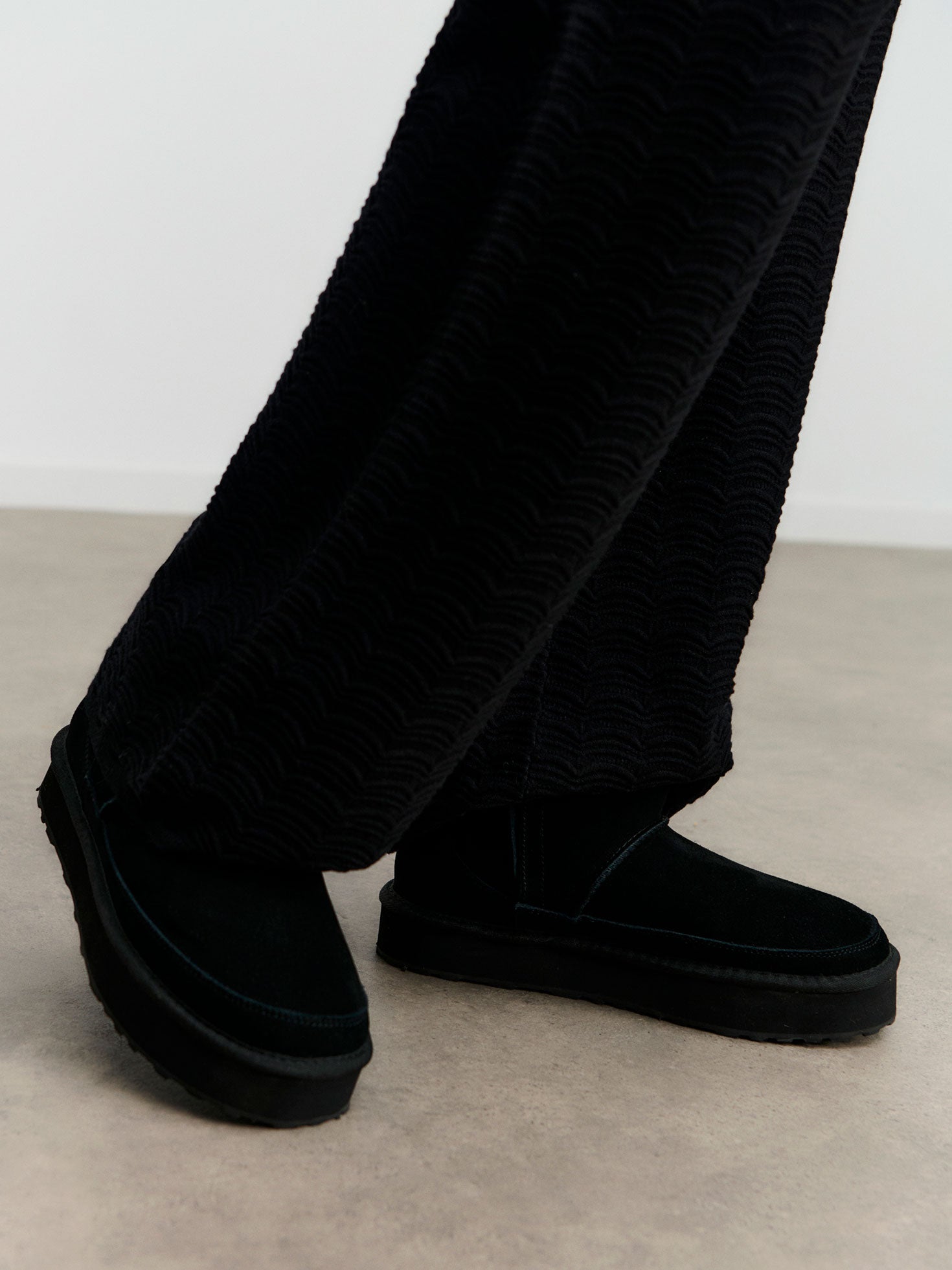 RHEvelyn Leather Elastic Boot BOOTS Rosemunde Woman