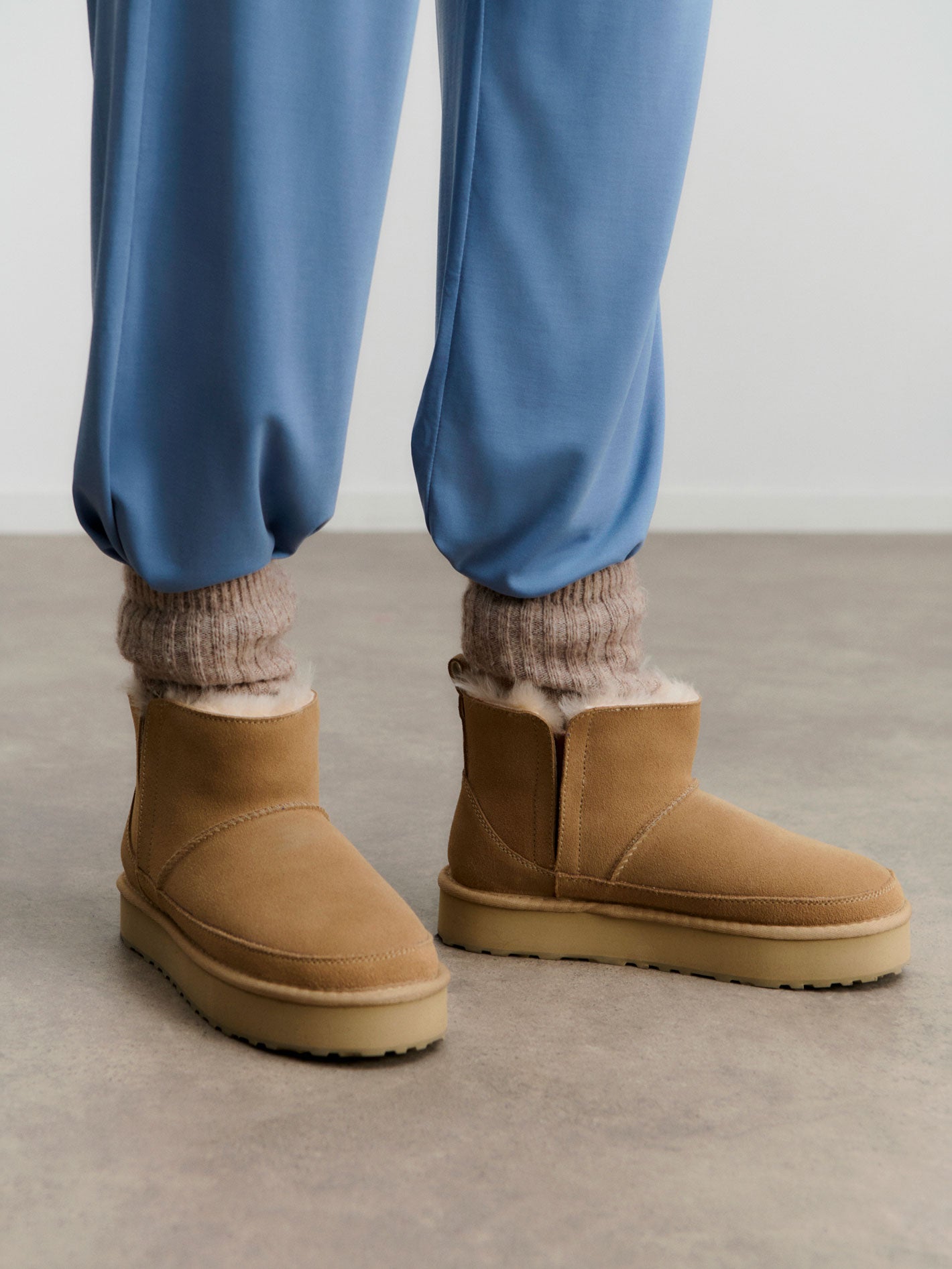 RHEvelyn Leather Elastic Boot BOOTS Rosemunde Woman