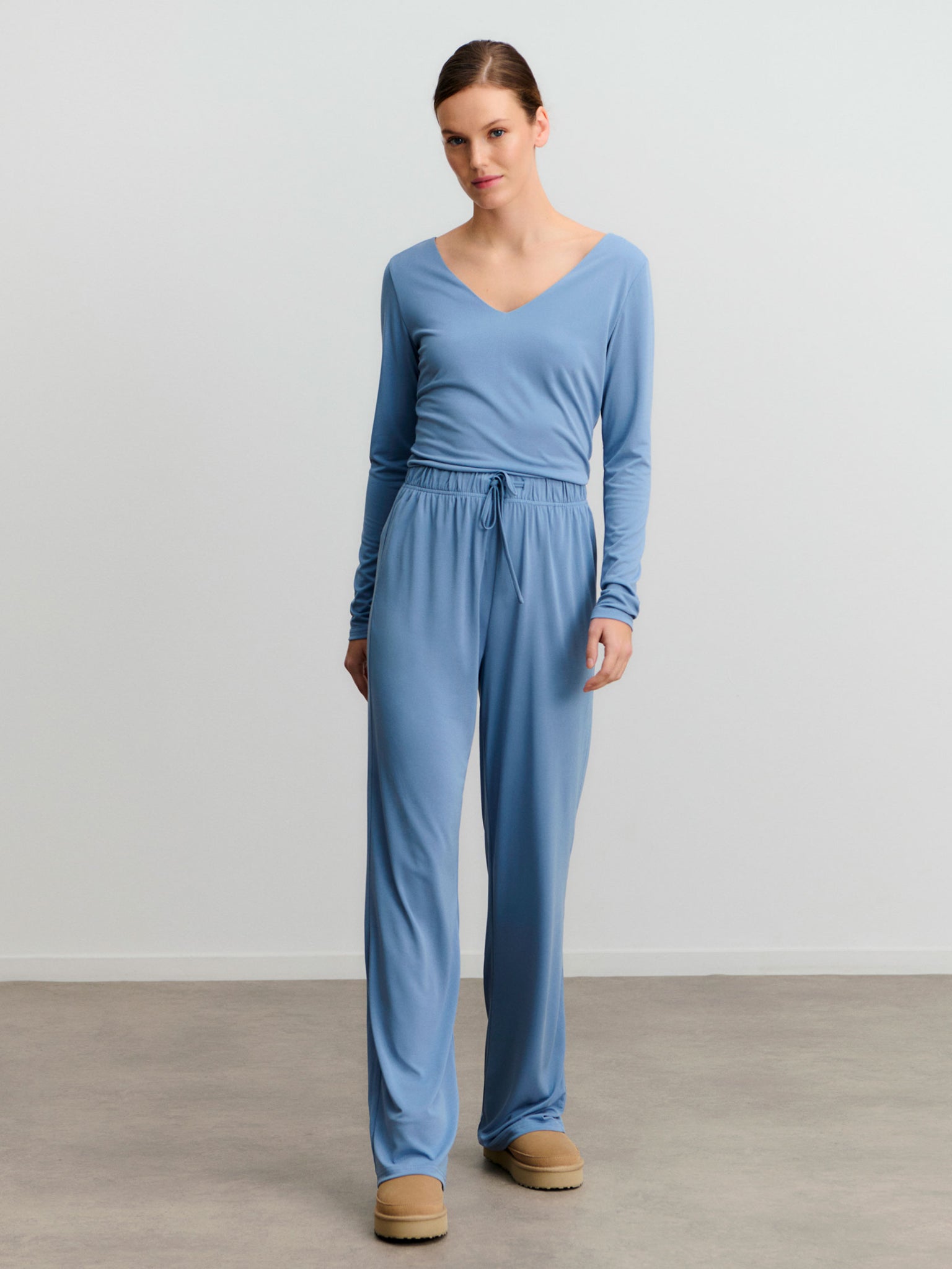 RWElma Modal MW Trousers Trousers Rosemunde Woman