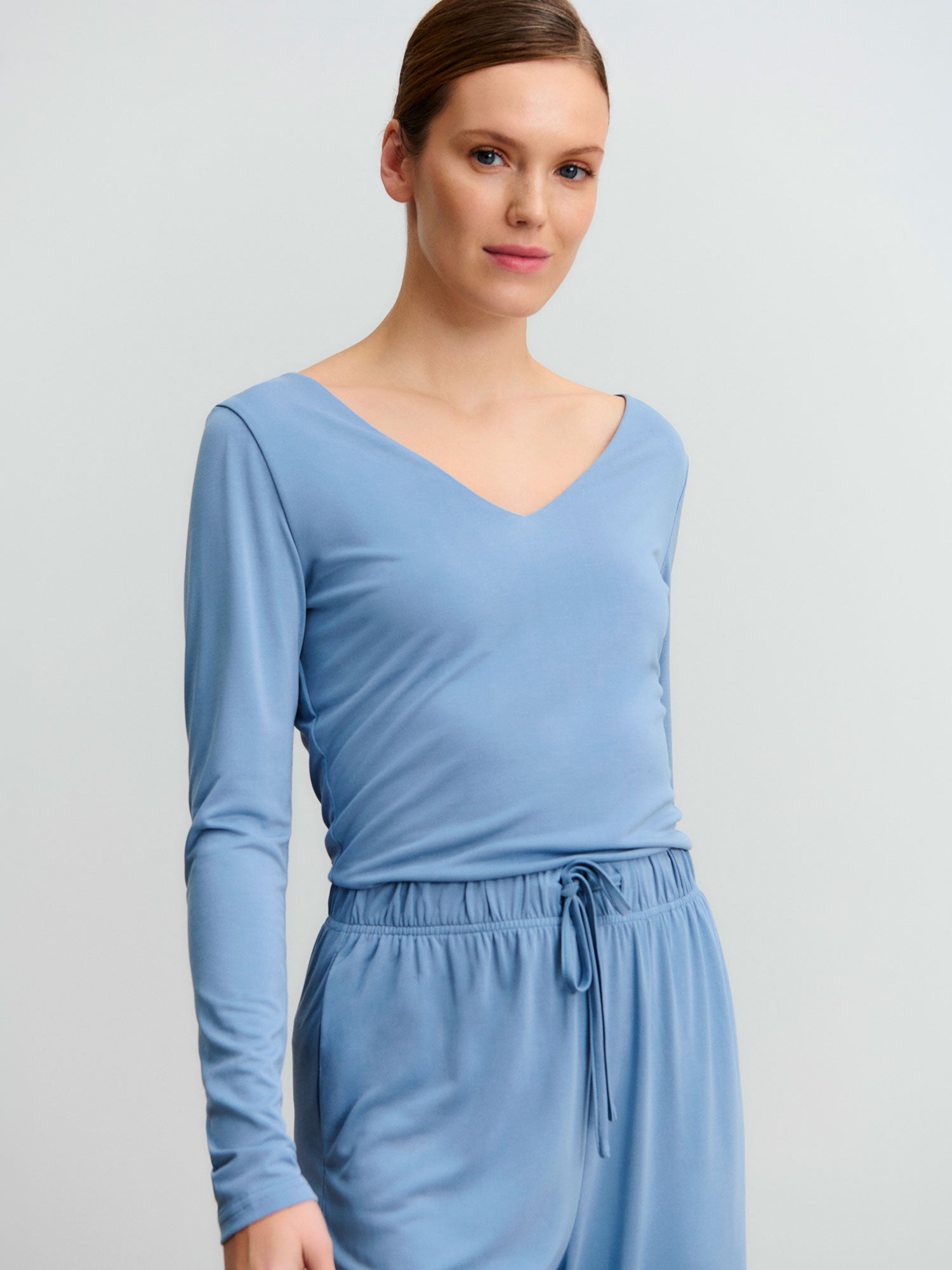 RWElma Modal MW Trousers Trousers Rosemunde Woman