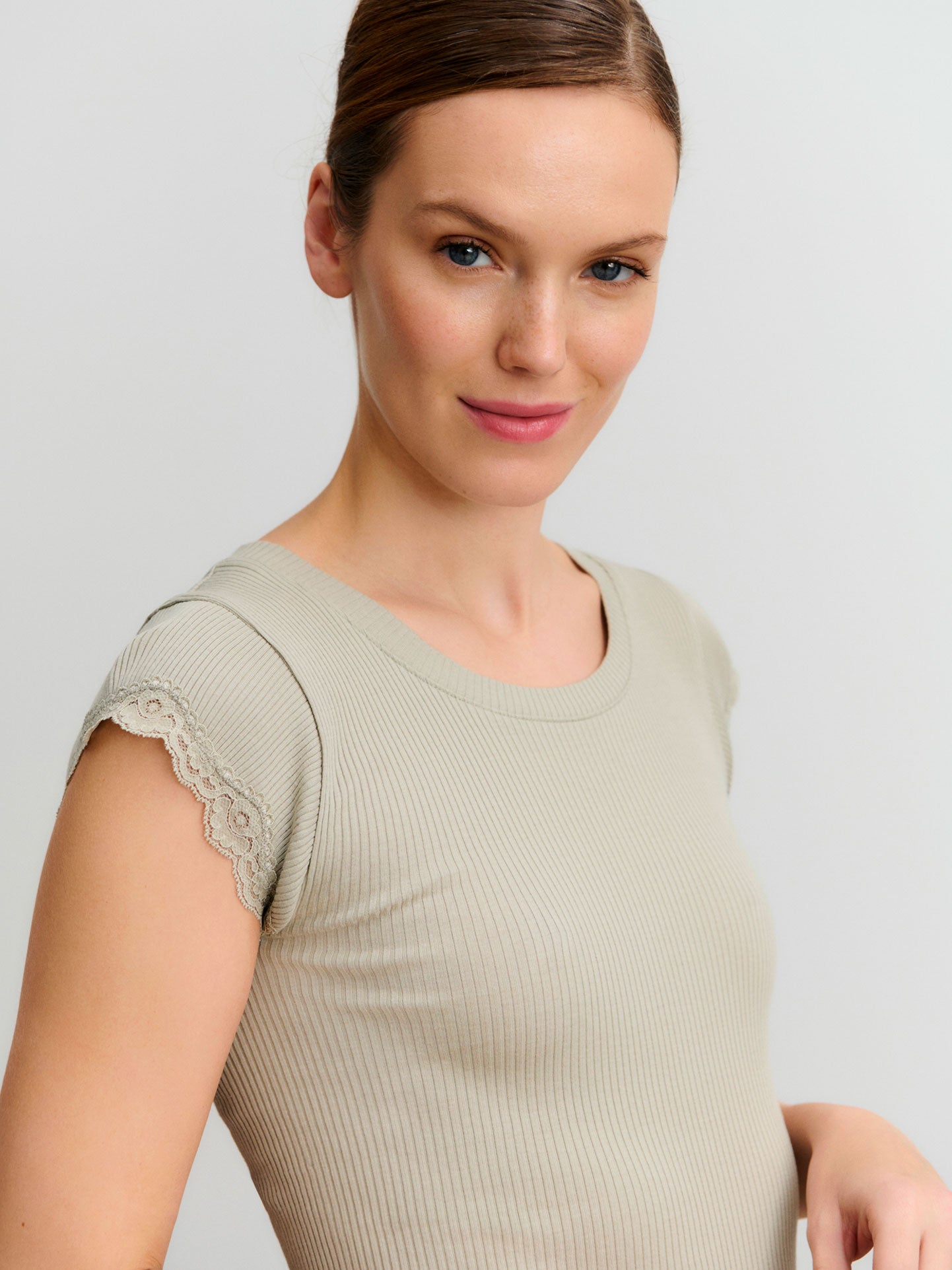 RWBaybay SS Lace T-shirt T-SHIRT SS Rosemunde Woman