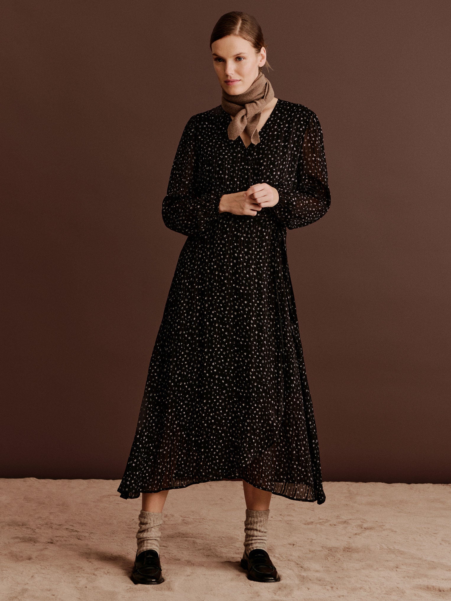 RWGloria LS Wrap Dress DRESS Rosemunde Woman