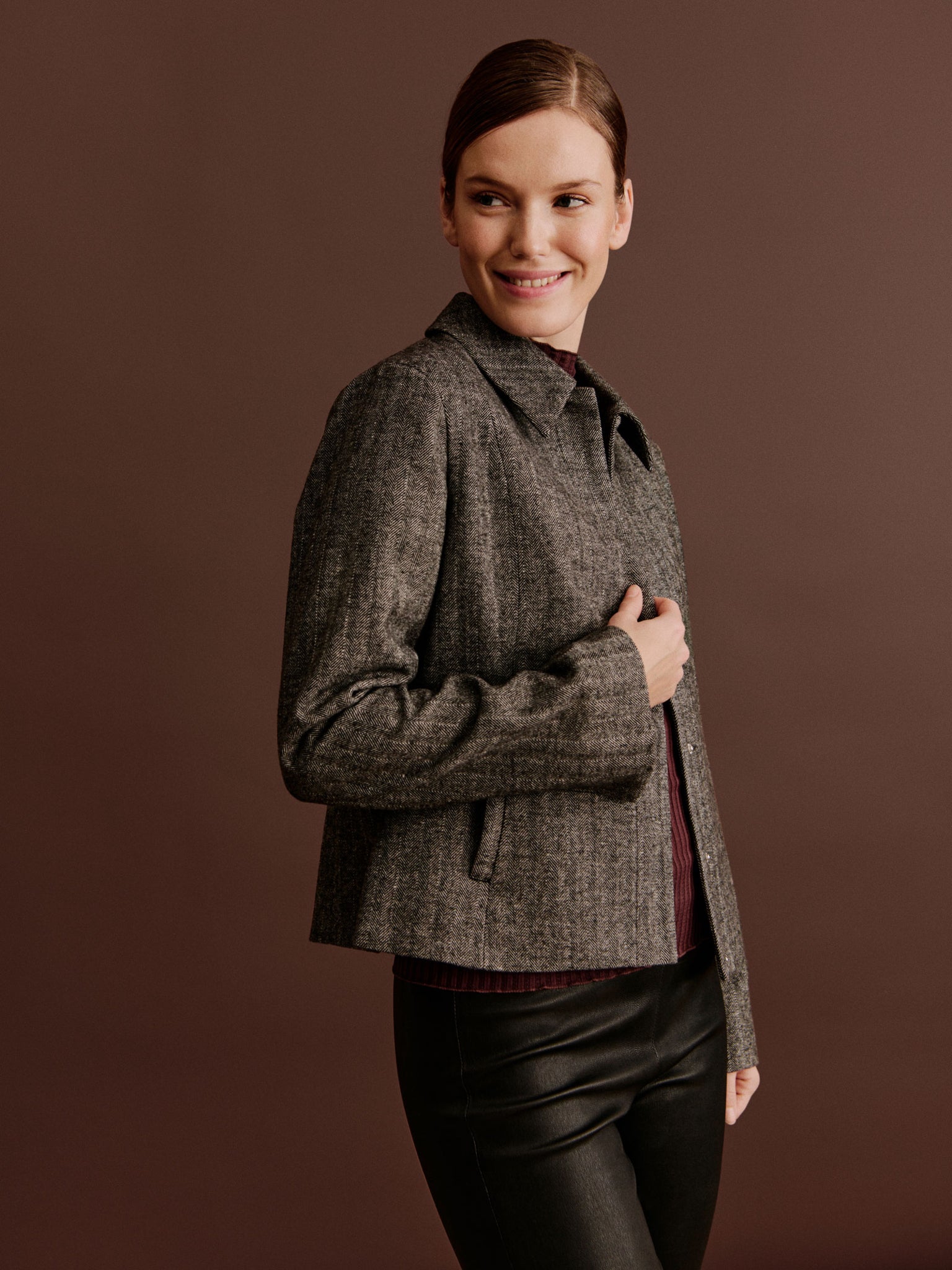 RWSophia Wool LS Short Jacket JACKET Rosemunde Woman