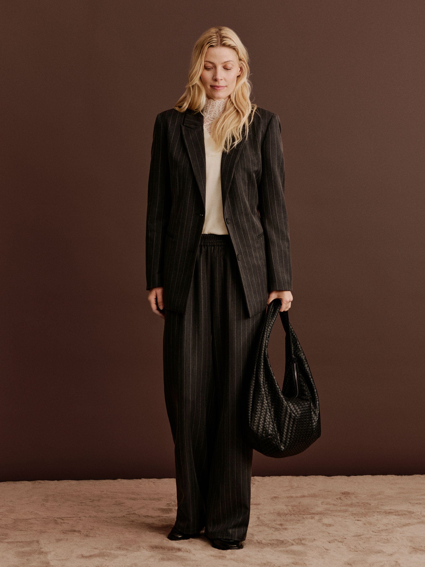 RWBeatha Silk LS Lace T-shirt T-SHIRT LS Rosemunde Woman