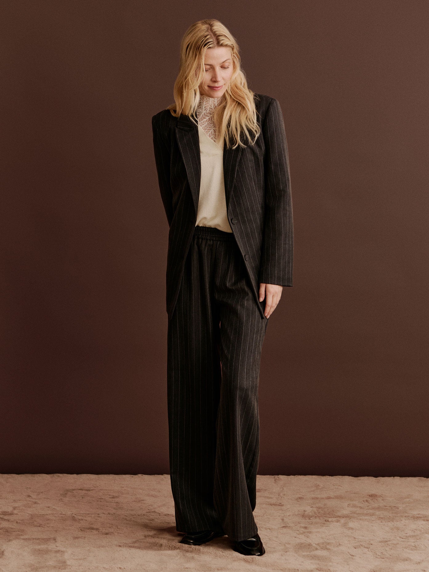 RWBeatha Silk LS Lace T-shirt T-SHIRT LS Rosemunde Woman