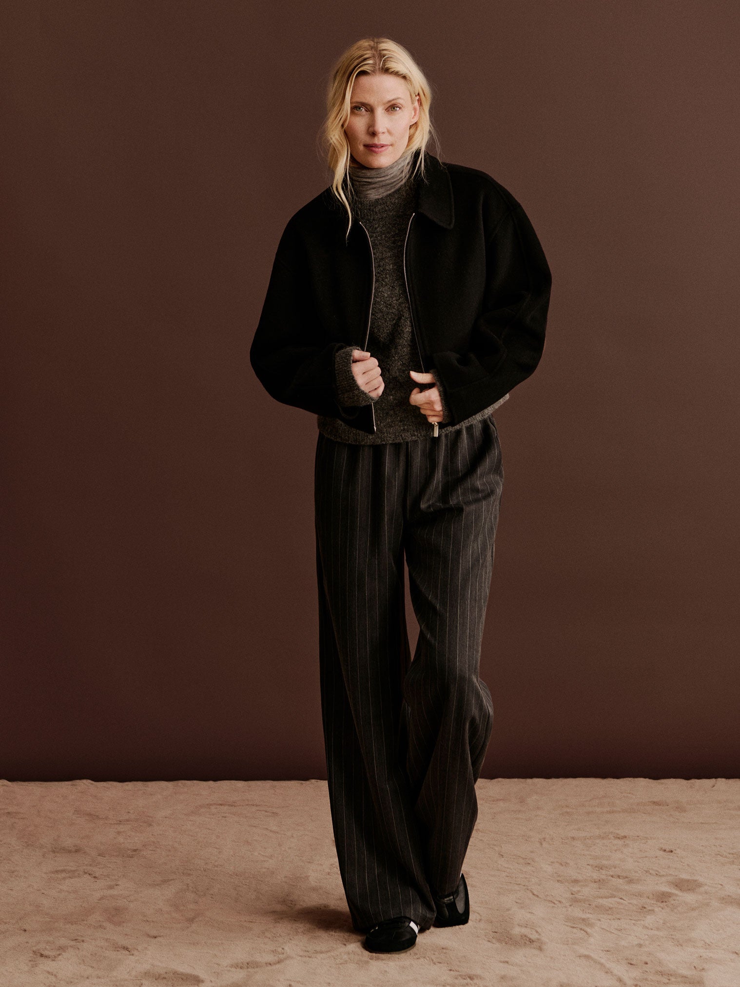 RWSara Cashmere Blend LS Roll-neck T-shirt T-SHIRT LS Rosemunde Woman