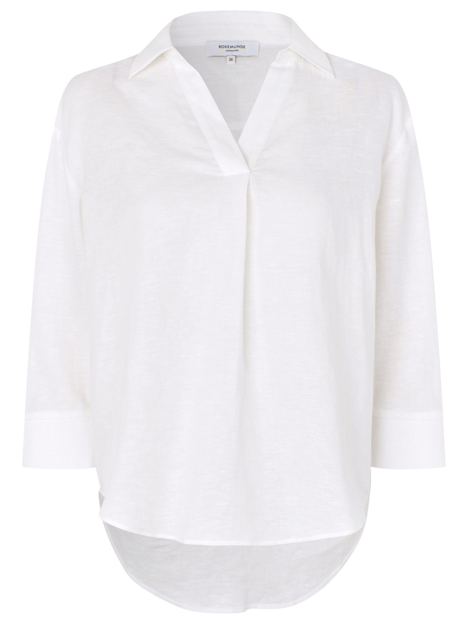 RWEsther Linen 3/4 Sleeve Shirt SHIRT Rosemunde Woman 34 new white