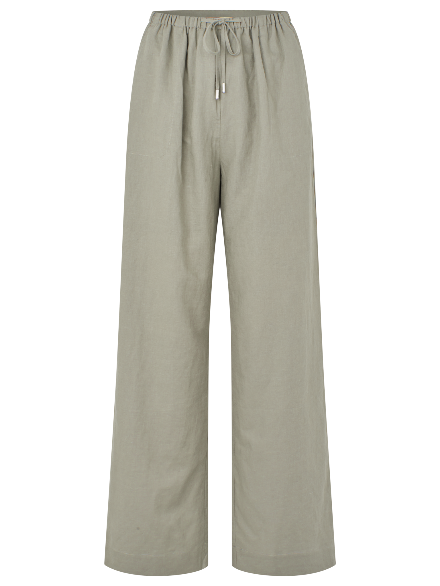 RWEsther Linen Long Trousers TROUSERS Rosemunde Woman 34 dried sage