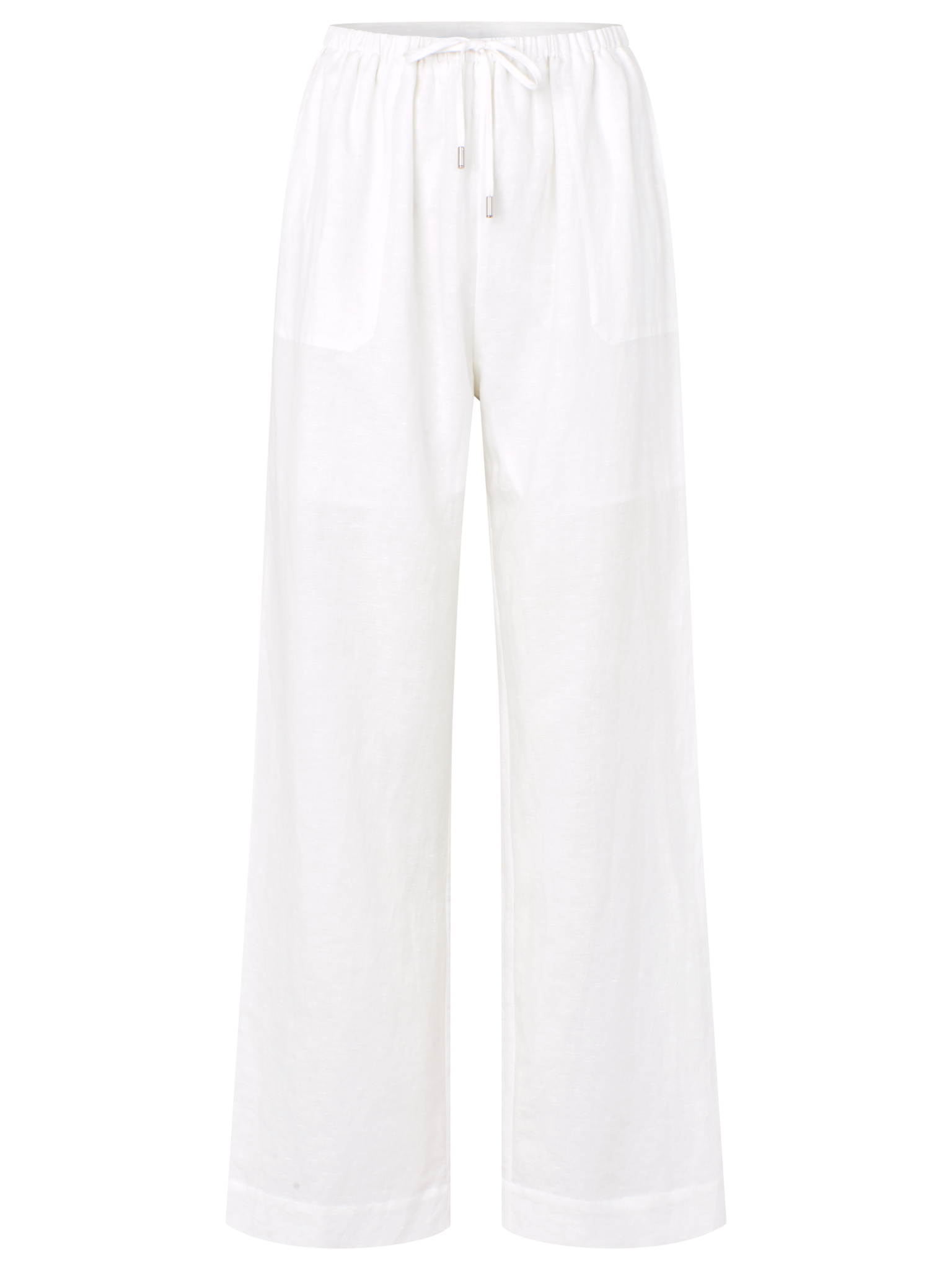 RWEsther Linen Long Trousers TROUSERS Rosemunde Woman 34 new white