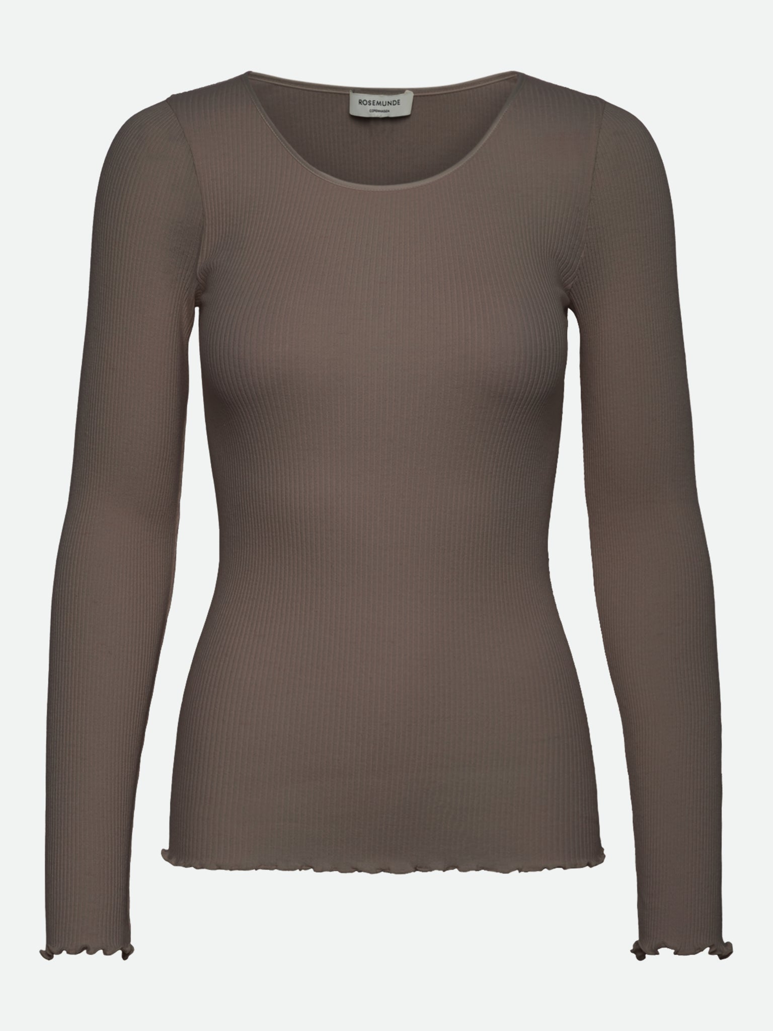 RWMiao Silk LS O-neck T-shirt T-SHIRT LS Rosemunde Woman XS falcon