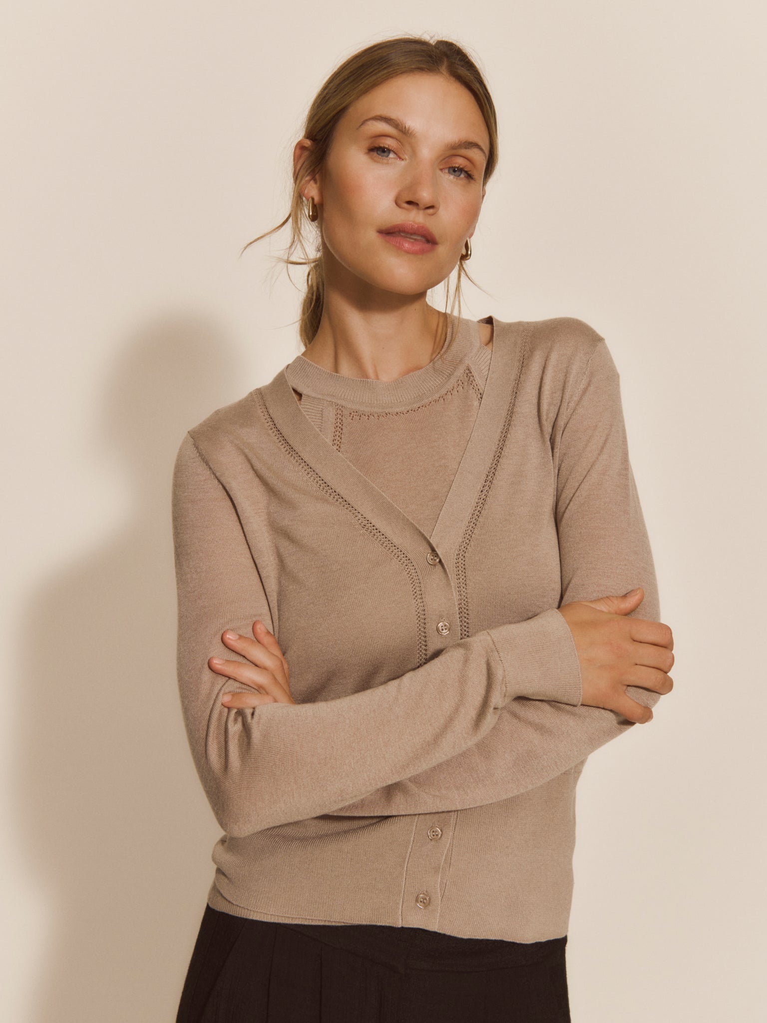 RWSamira Silk SL Top TOP Rosemunde Woman