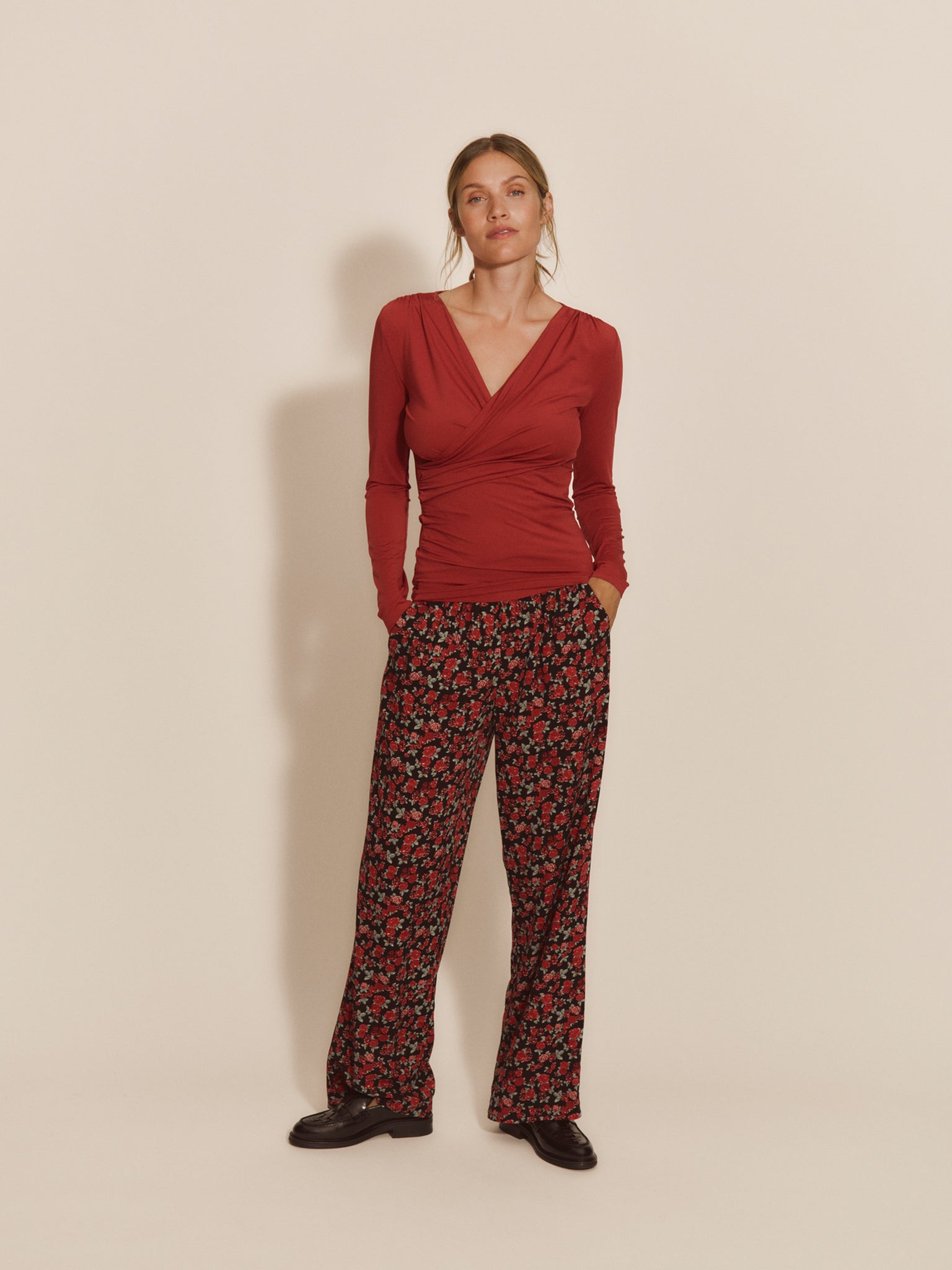 RWElif MW Trousers TROUSERS Rosemunde Woman