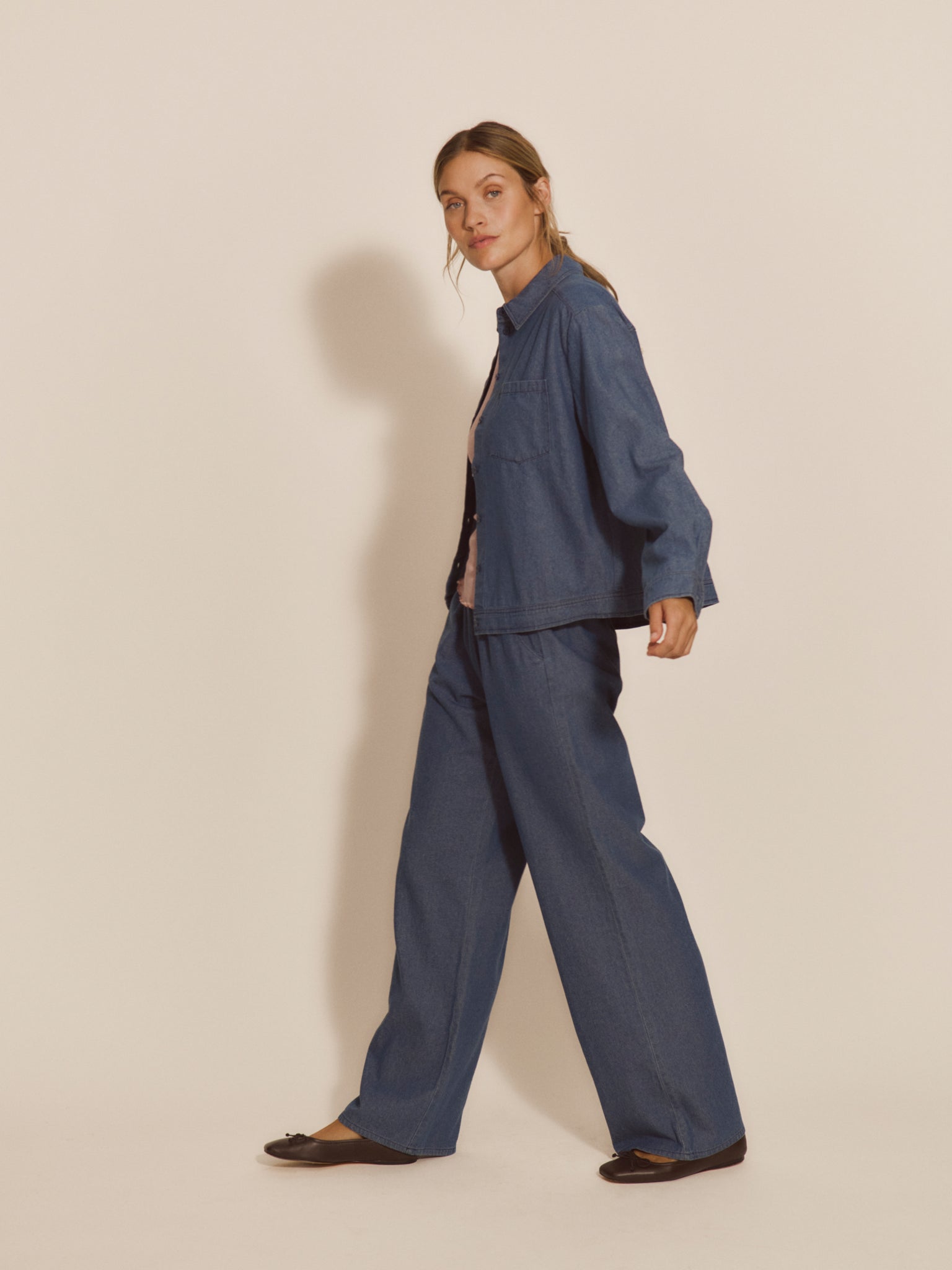 RMWLise Denim LS Shirt SHIRT Rosemunde Woman