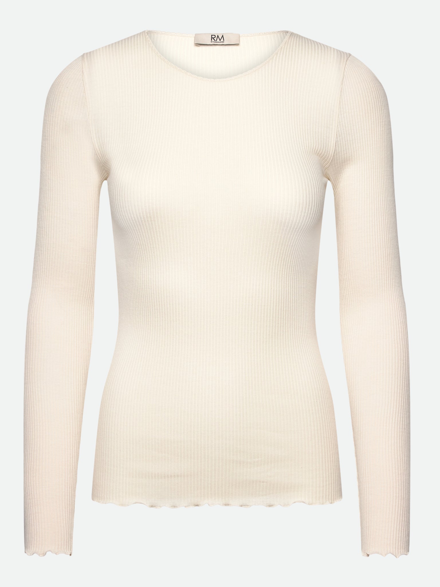 RMWBalta Modal LS O-Neck T-shirt T-SHIRT LS Rosemunde Woman XS ivory