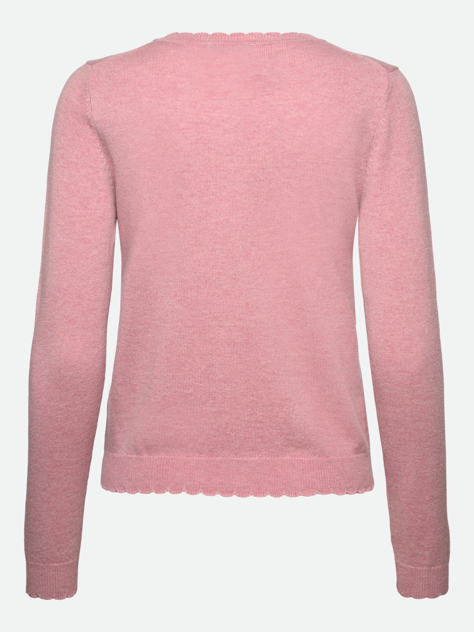 RMWSofia Wool LS Scallop Edge Short Cardigan CARDIGAN Rosemunde Woman
