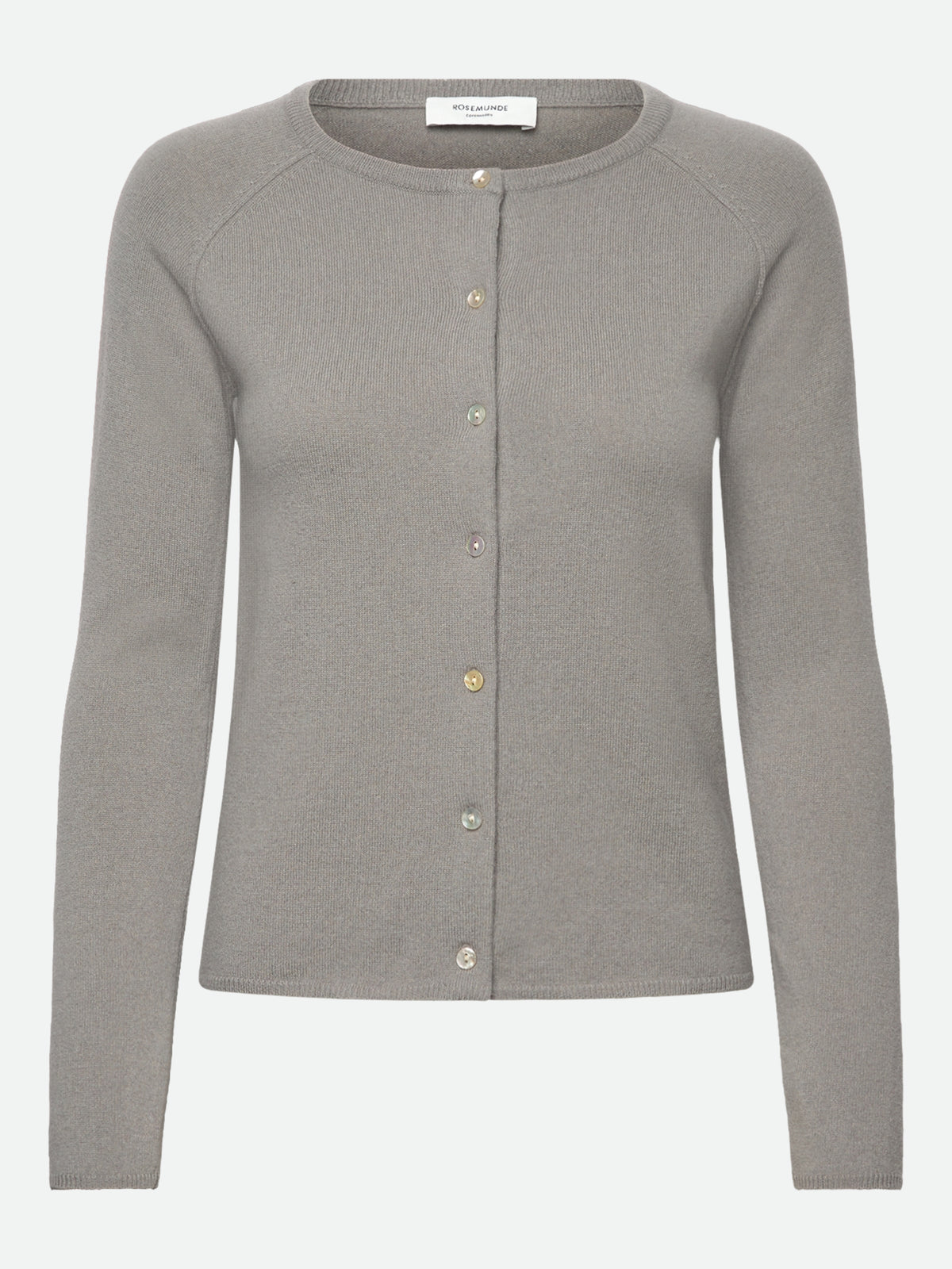 RWLaica Cashmere Long Sleeve O-neck Raglan Cardigan