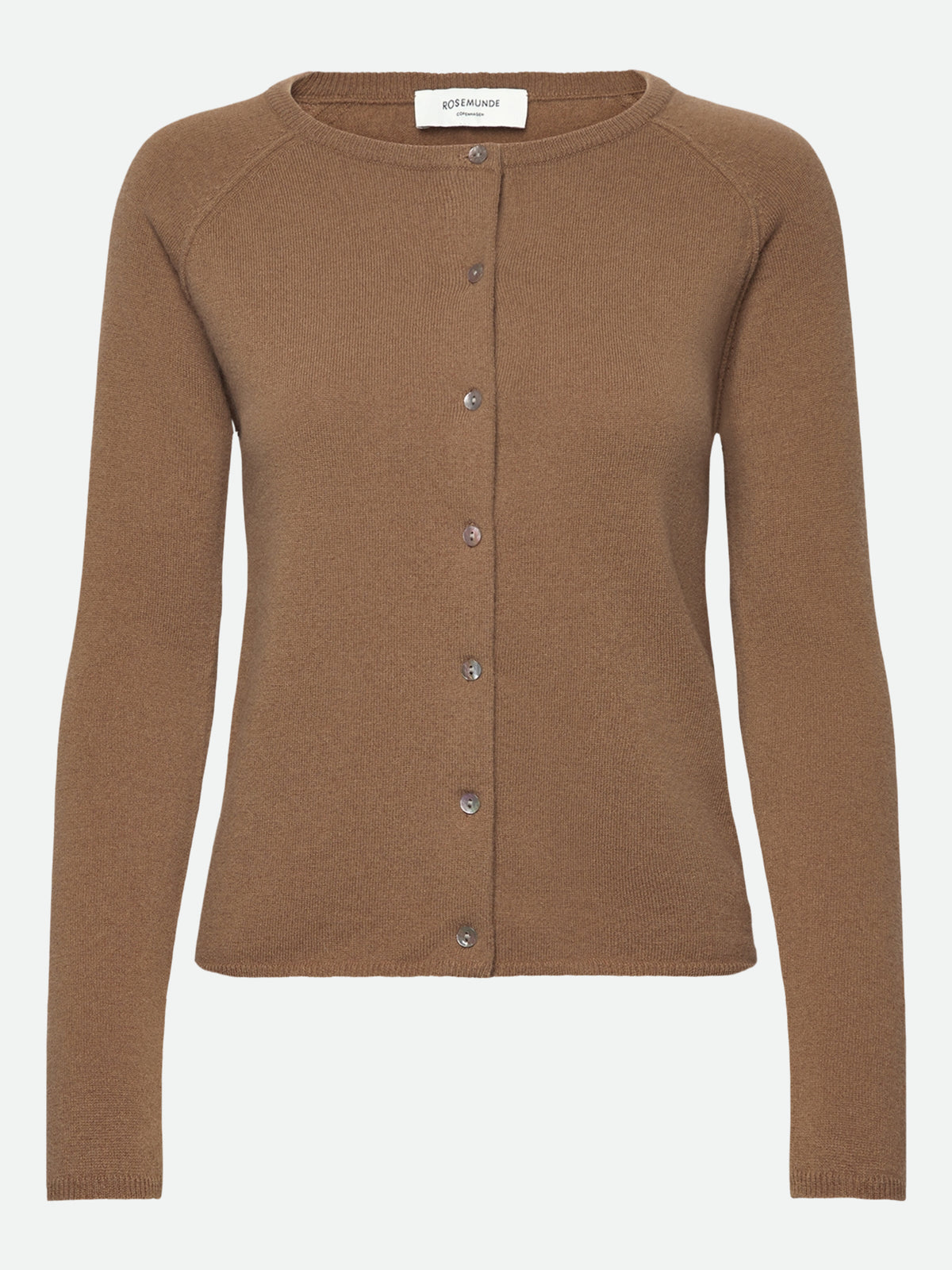 RWLaica Cashmere Long Sleeve O-neck Raglan Cardigan