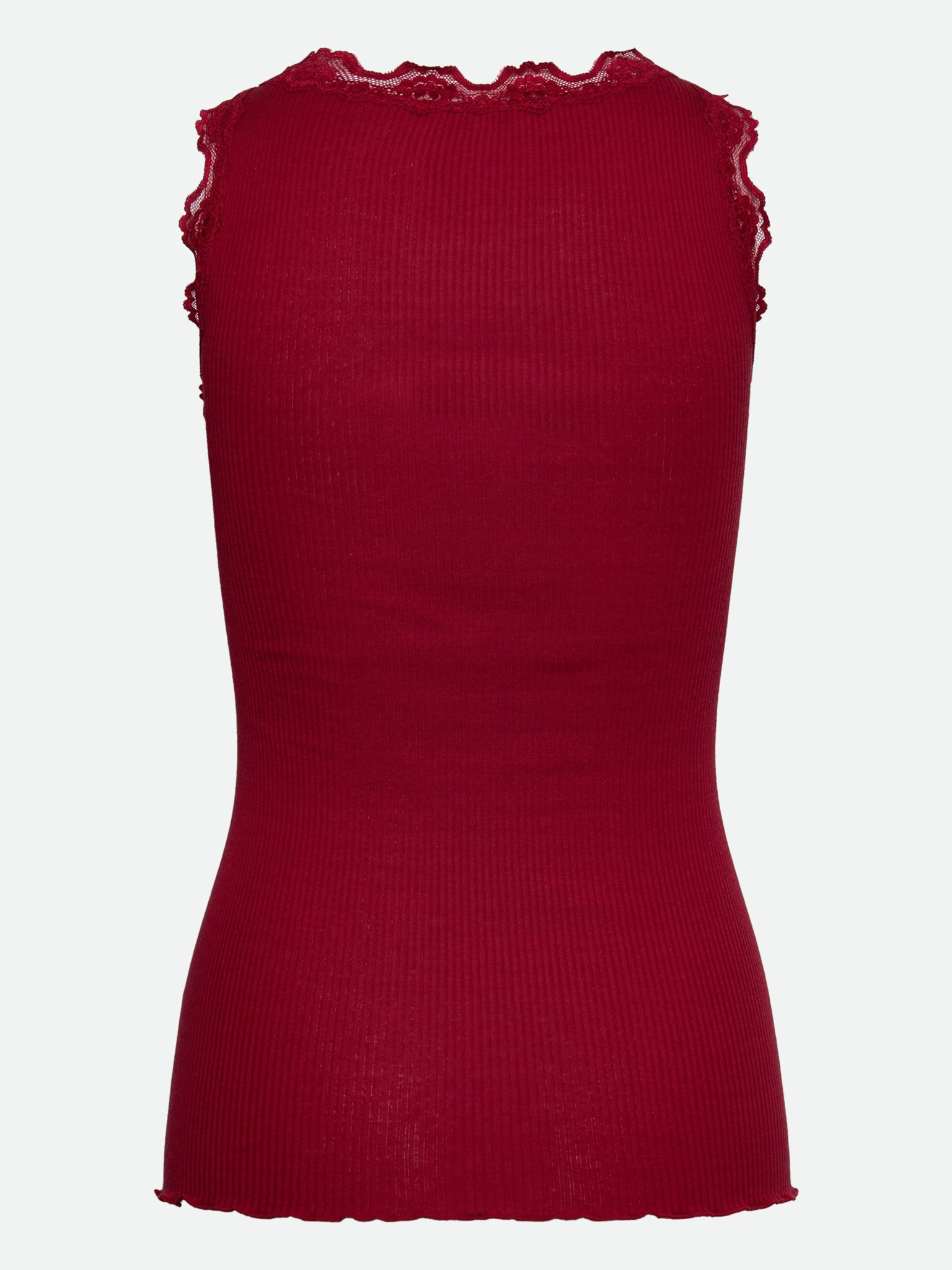 RWBabette Silk SL U-neck Long Lace Top