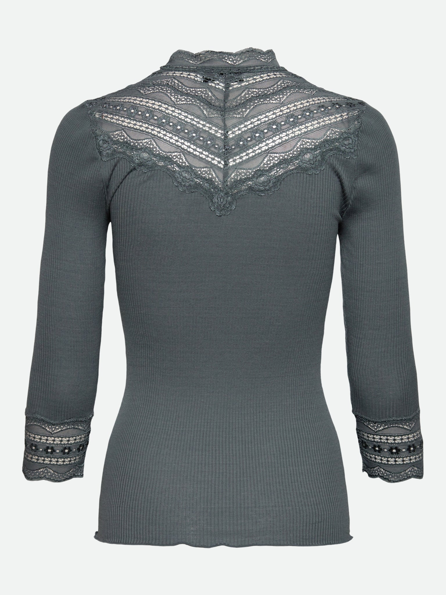 RWBenita Silk 3/4 Turtleneck Lace T-shirt T-SHIRT LS Rosemunde Woman