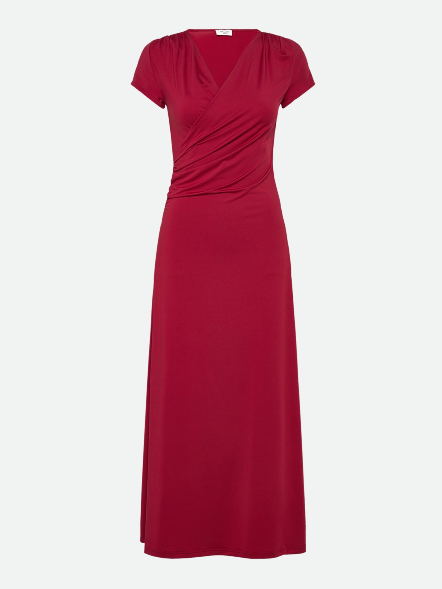 RWBillie – Langes Wickelkleid mit Flügelärmeln