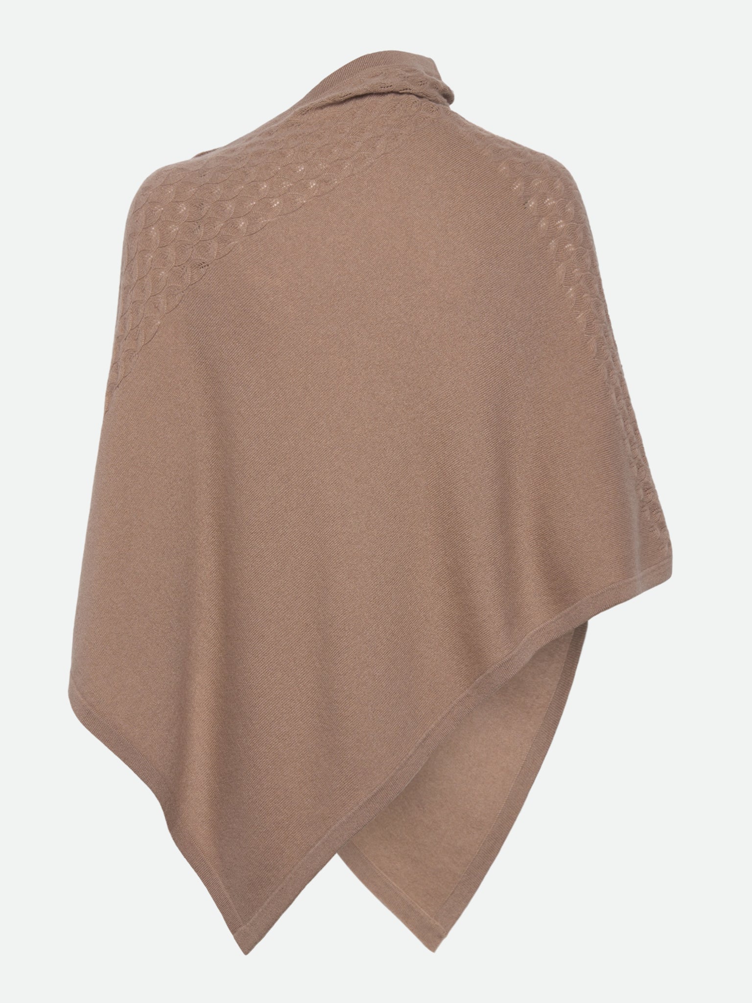 RWLaica Cashmere Pointelle Poncho PONCHO Jiaxing Qianyun USD