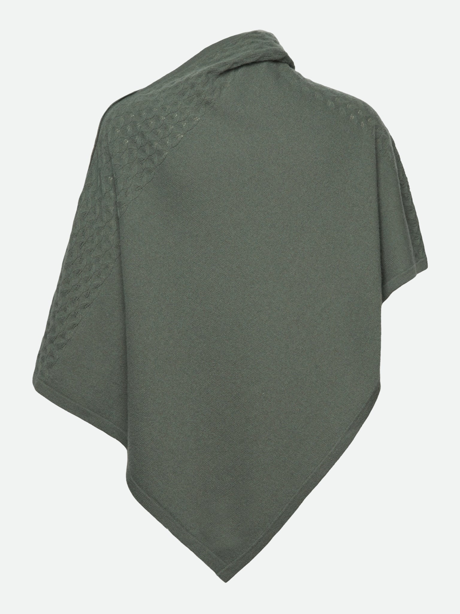RWLaica Cashmere Pointelle Poncho PONCHO Jiaxing Qianyun USD