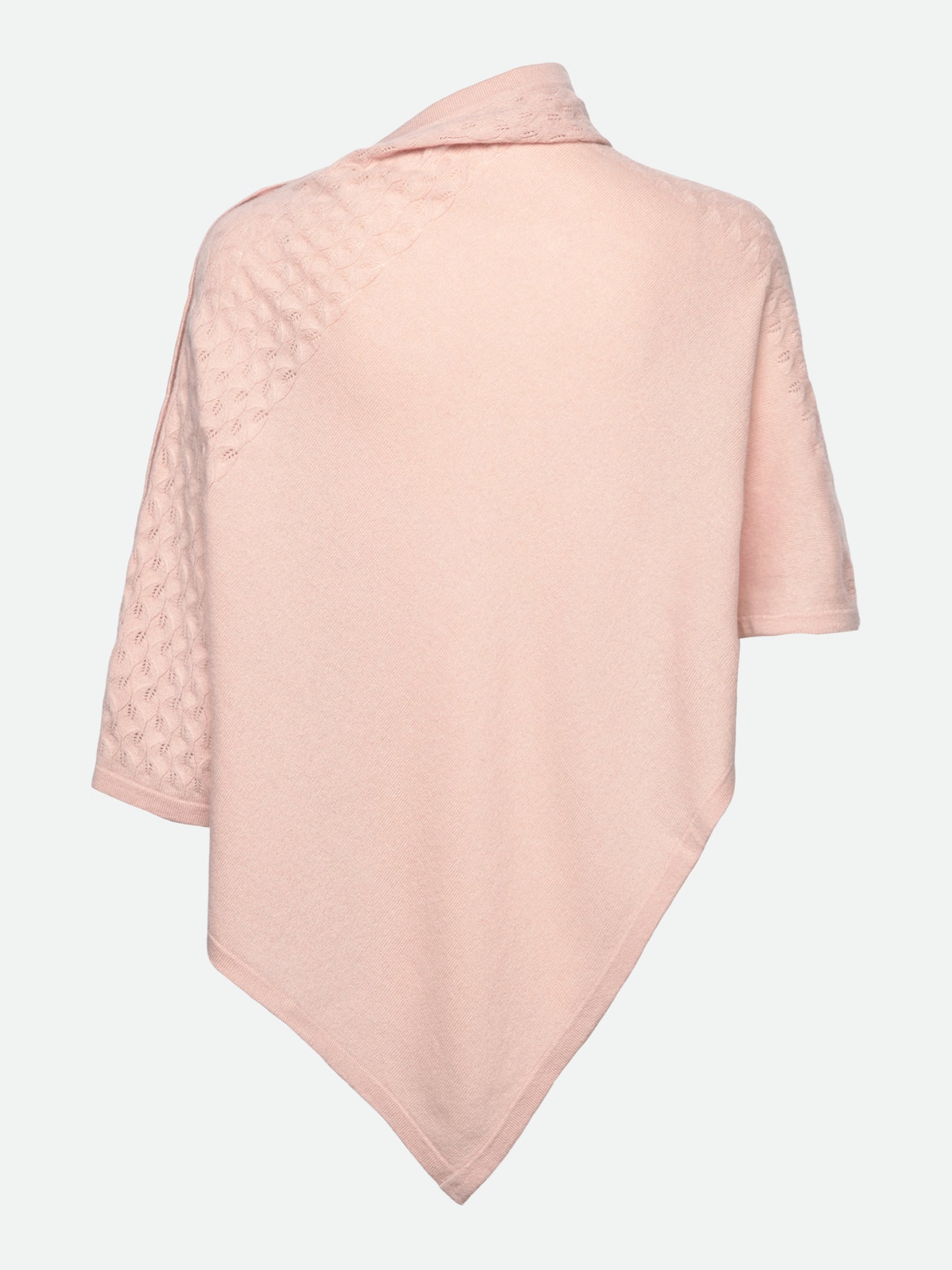 RWLaica Cashmere Pointelle Poncho PONCHO Jiaxing Qianyun USD