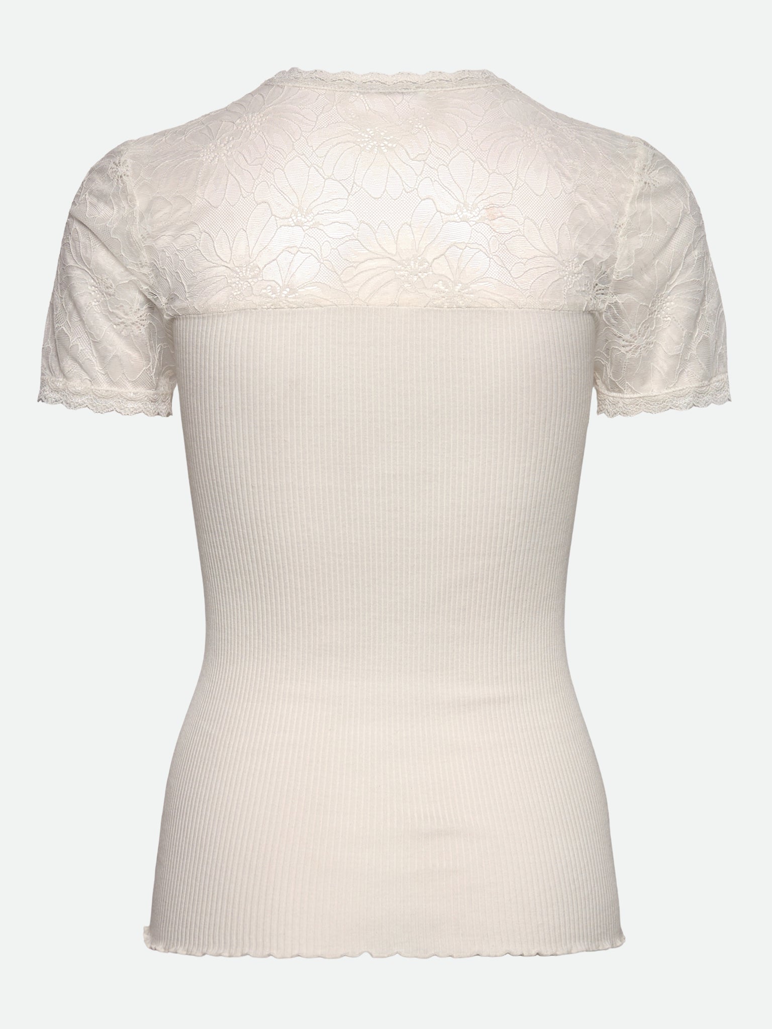 RWBeatha Silk Short Sleeve Lace T-shirt