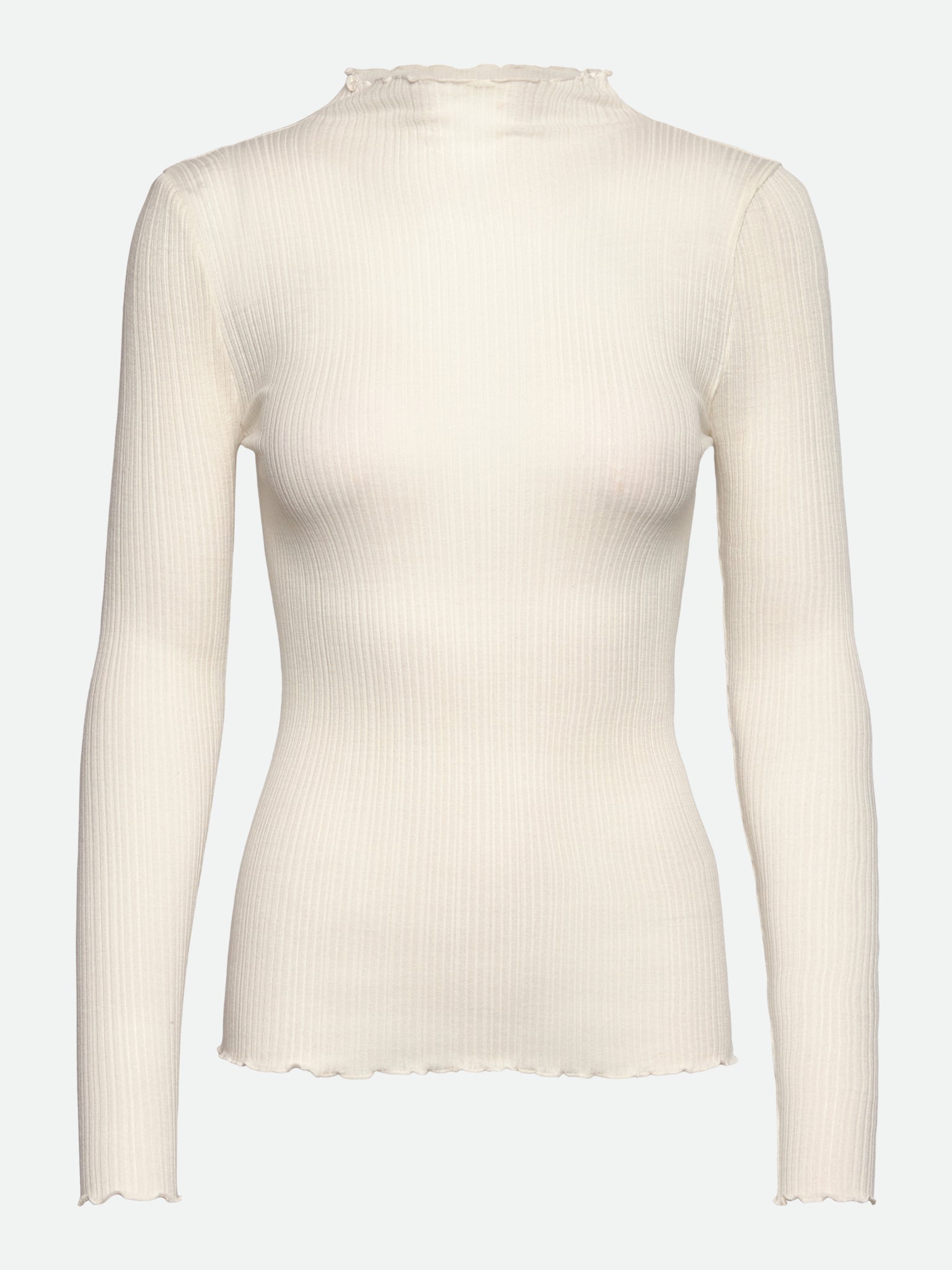 RWElise Wool LS T-neck T-shirt T-SHIRT LS Rosemunde Woman XS ivory