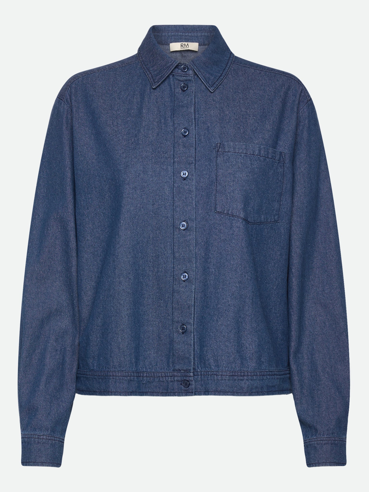 RMWLise Denim LS Shirt SHIRT Rosemunde Woman 34 denim blue