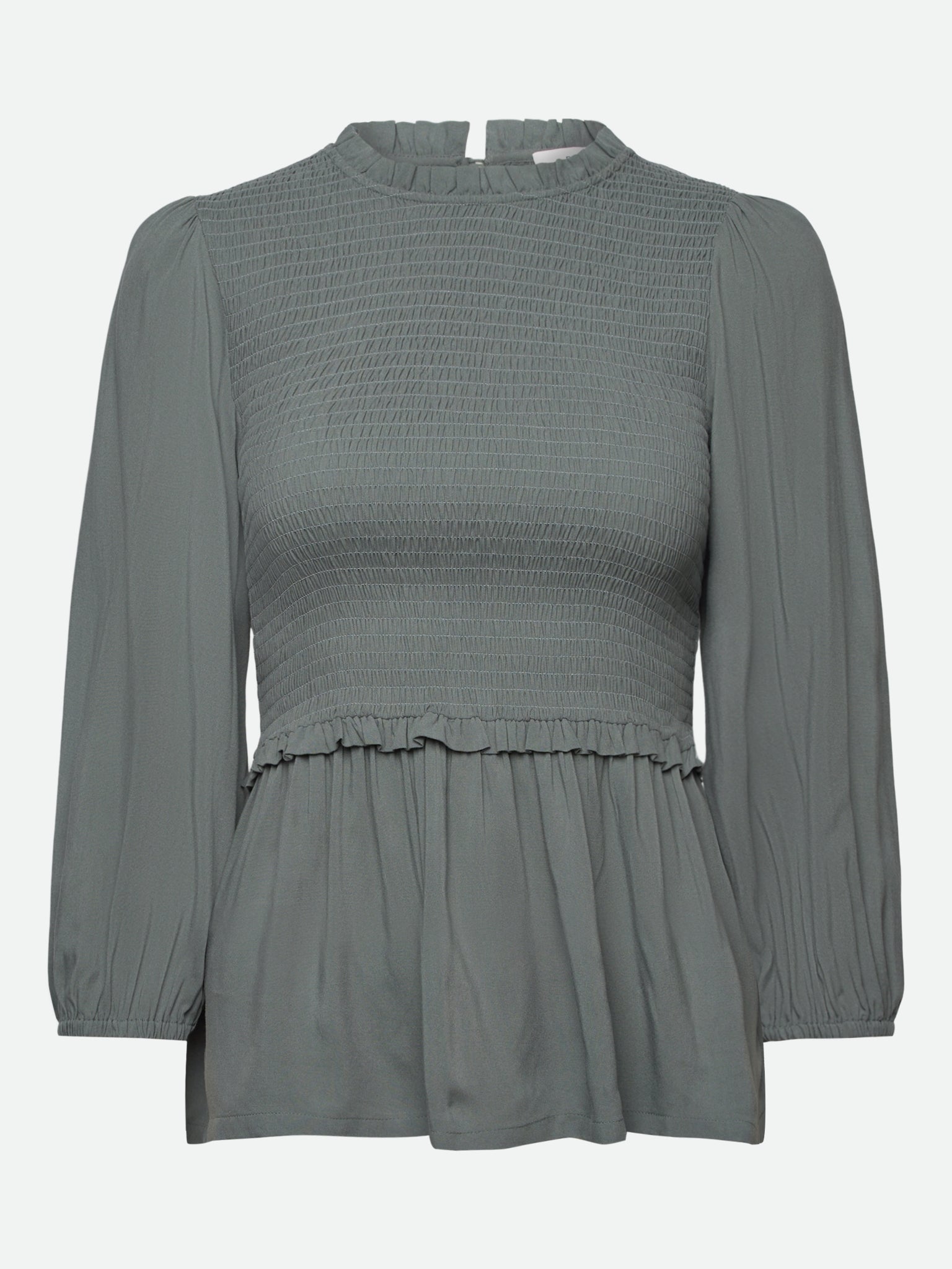 RWElif 3/4 sleeve Smock Blouse