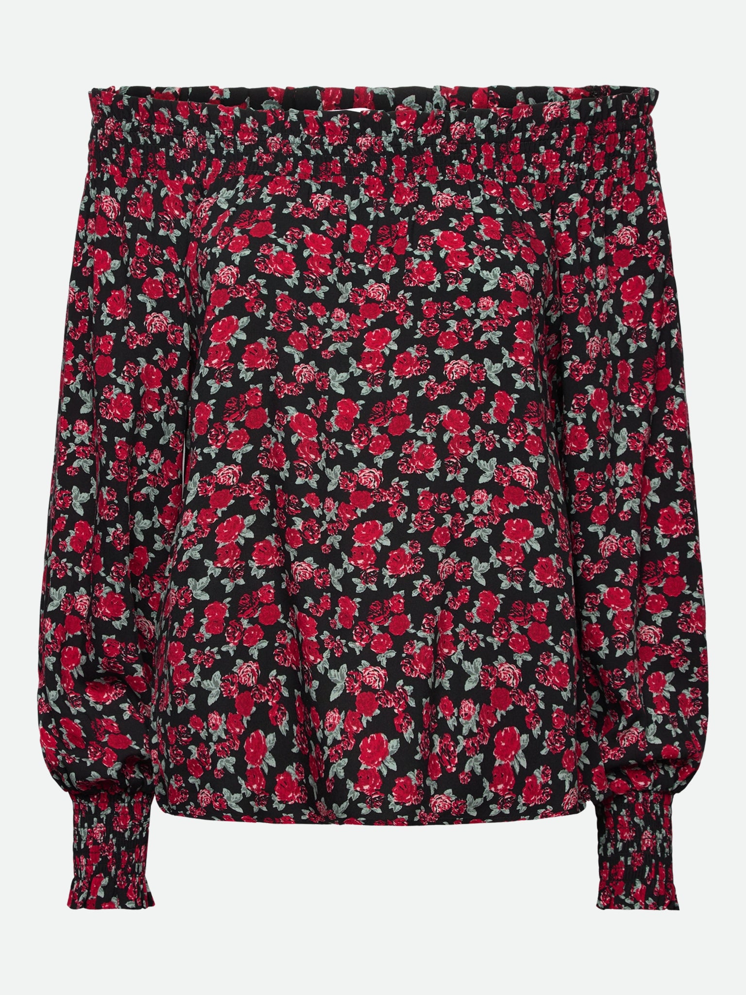 RWElif Long sleeve Off Shoulder Smock Blouse