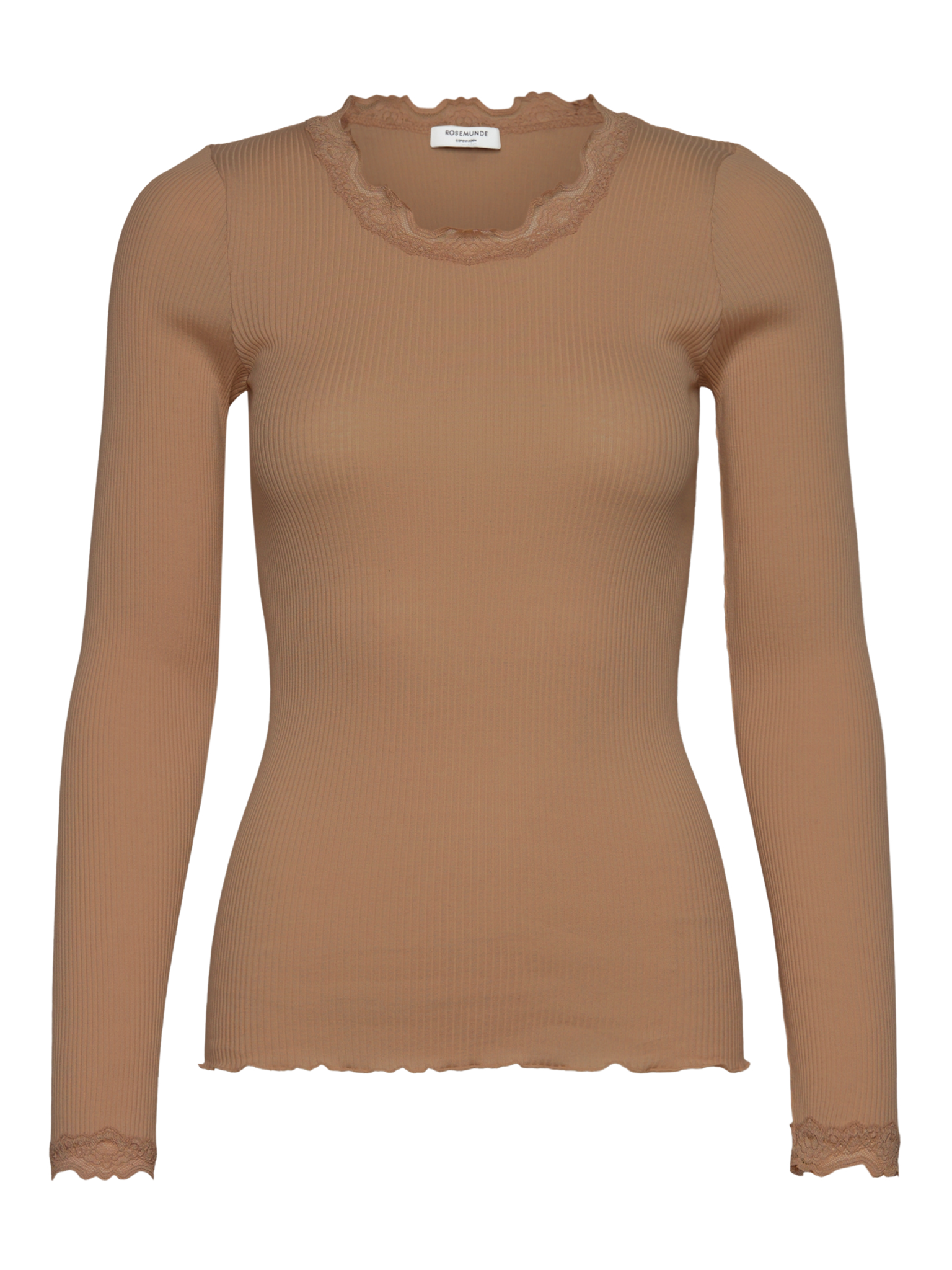 RWBabette Silk LS Lace T-shirt T-shirt Rosemunde Woman S tiger's eye