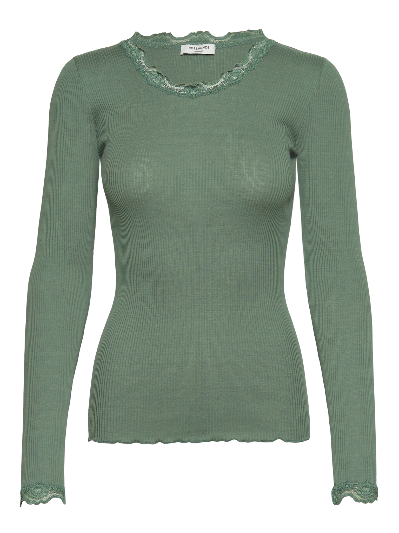 RWBabette Silk LS Lace T-shirt